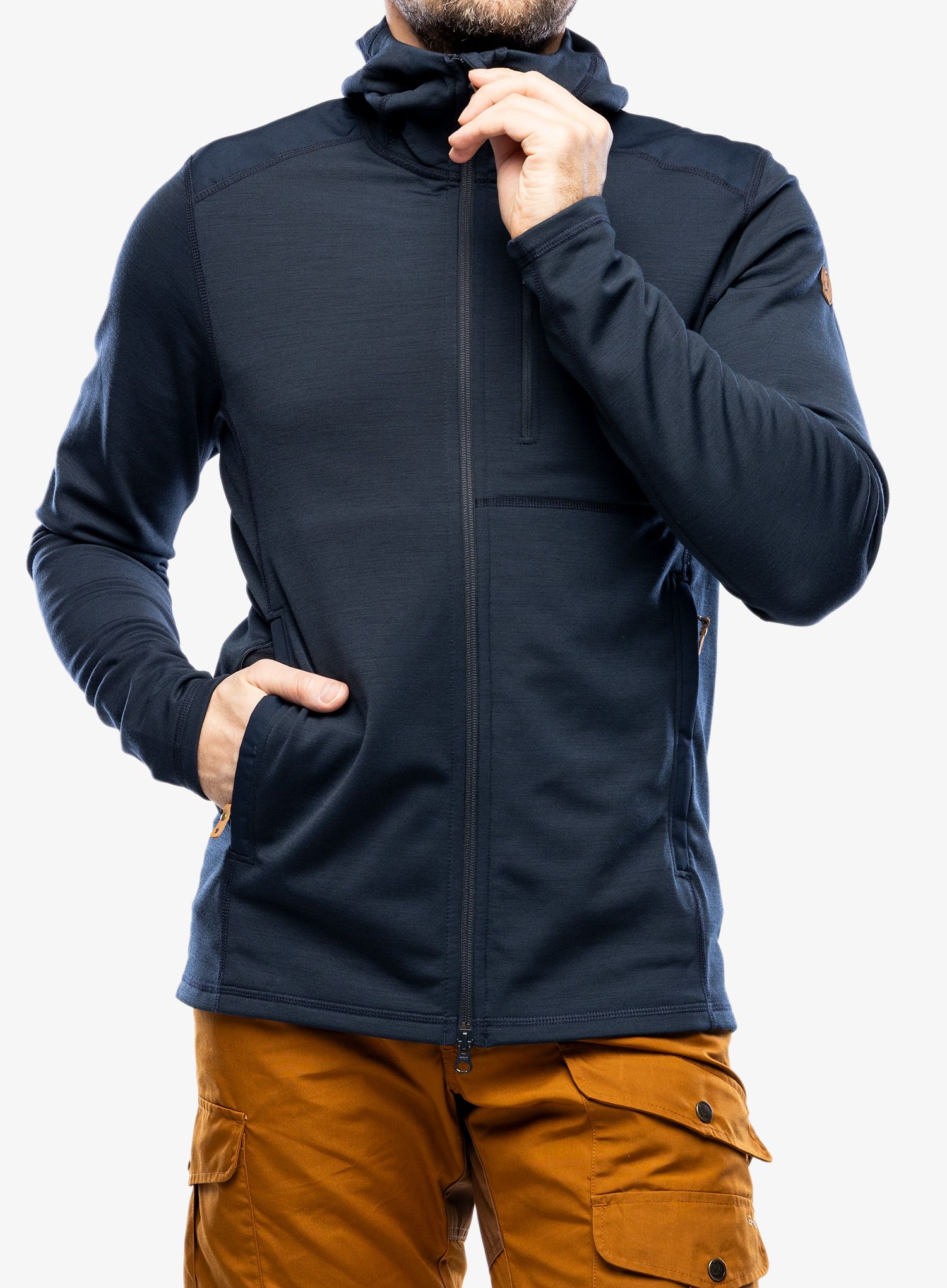 Jopica Fjallraven Keb Fleece Hoodie - dark navy