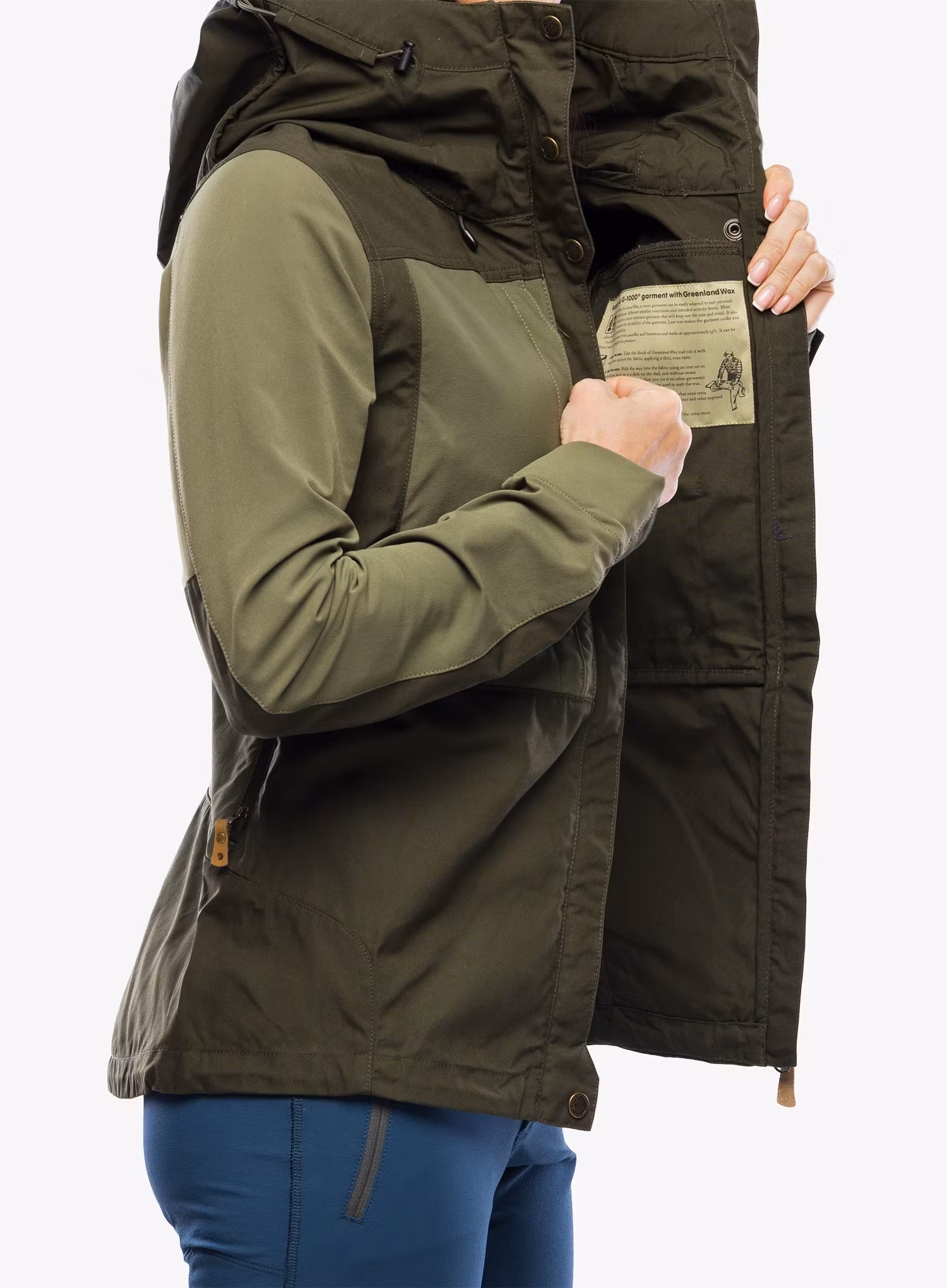Ženska jakna Fjallraven Keb Jacket - deep forest/laurel green