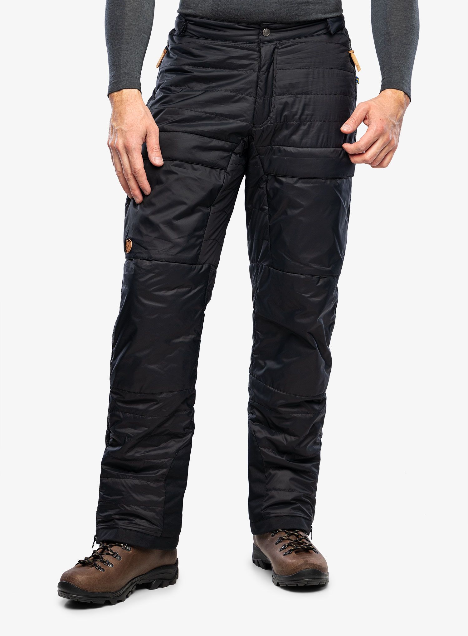 Pohodne hlače Fjallraven Keb Touring Padded Trousers - black