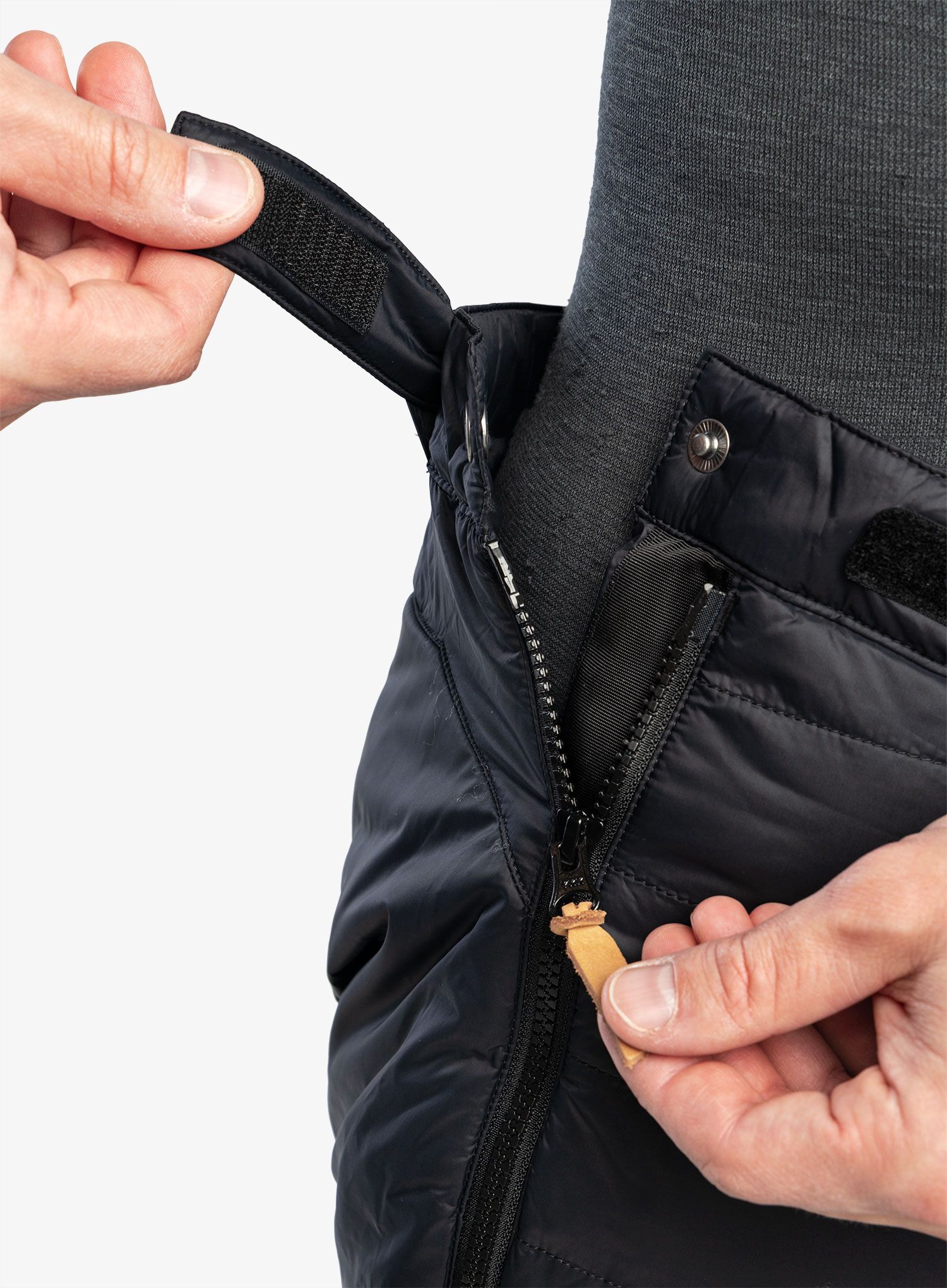Pohodne hlače Fjallraven Keb Touring Padded Trousers - black