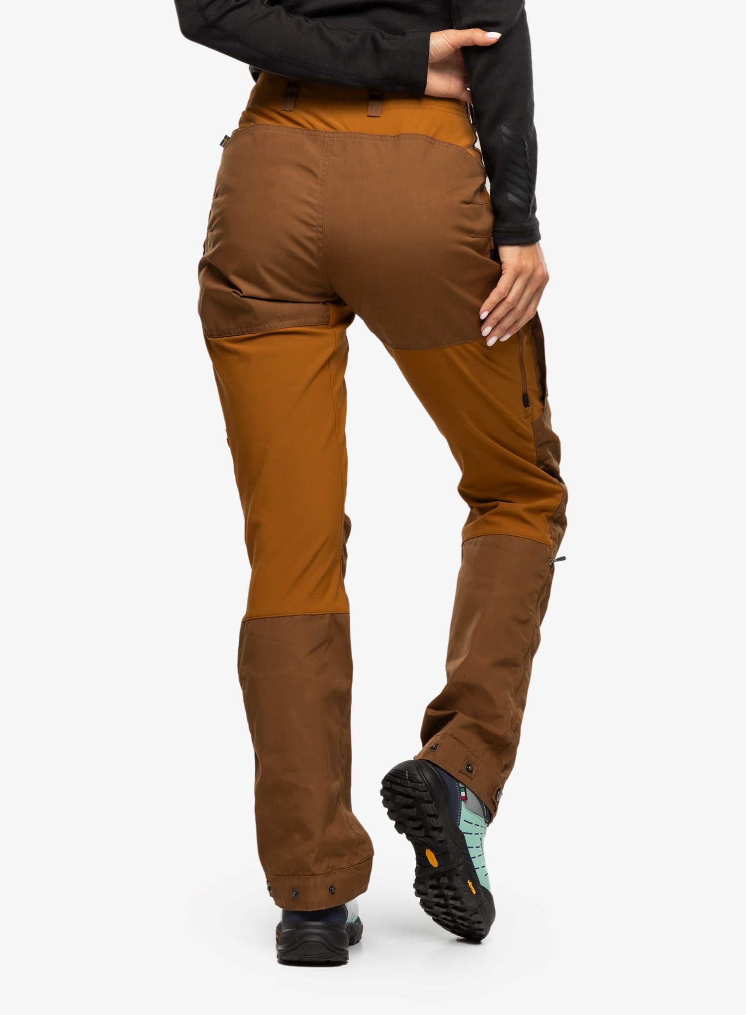 Ženske treking hlače Fjallraven Keb Trousers - brown/chestnut