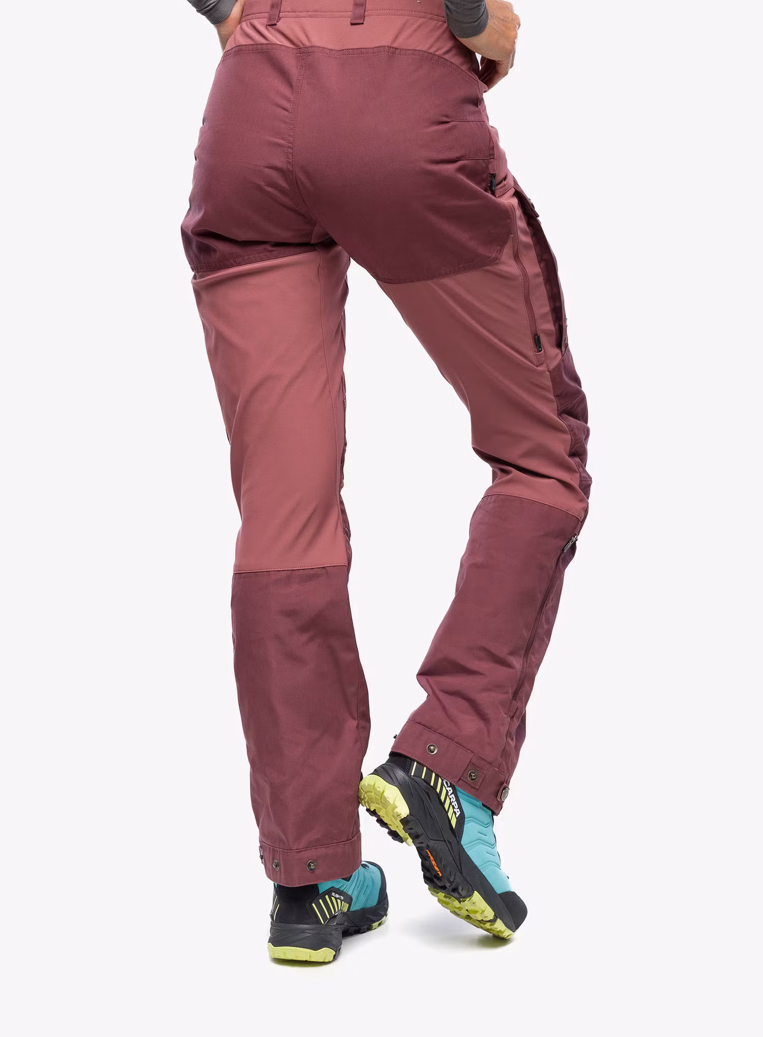 Ženske treking hlače Fjallraven Keb Trousers - port/mesa purple