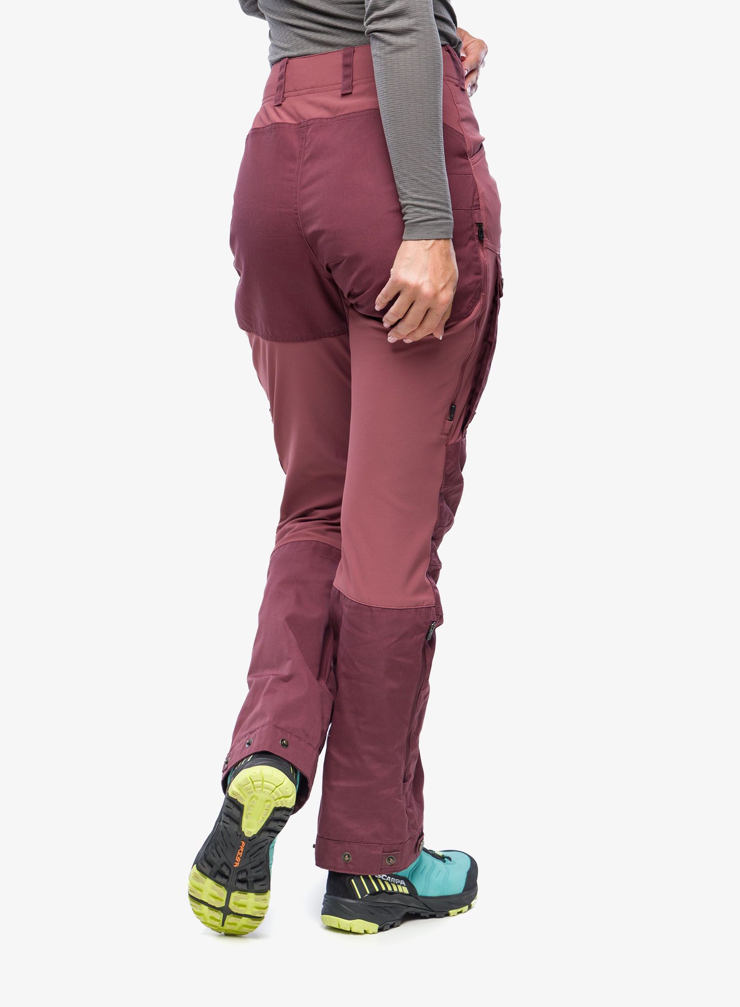 Ženske treking hlače Fjallraven Keb Trousers - port/mesa purple