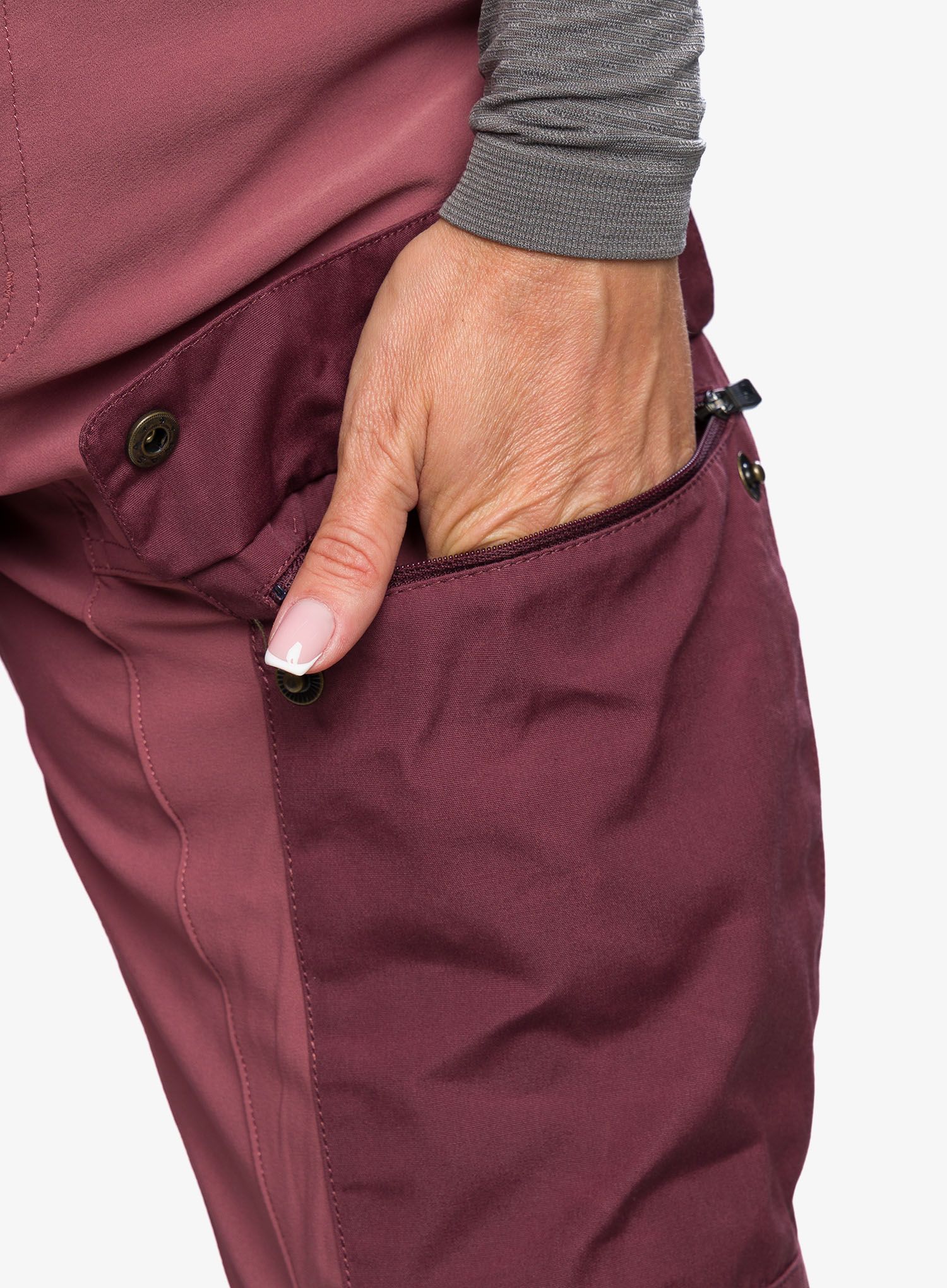 Ženske treking hlače Fjallraven Keb Trousers - port/mesa purple