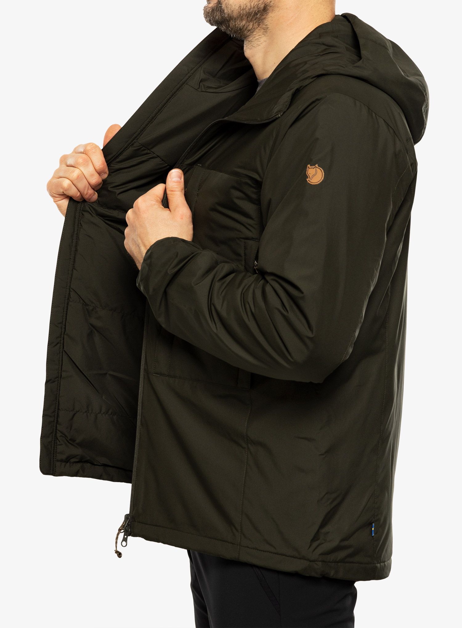Sintetična jakna Fjallraven Keb Wool Padded Jacket - deep forest