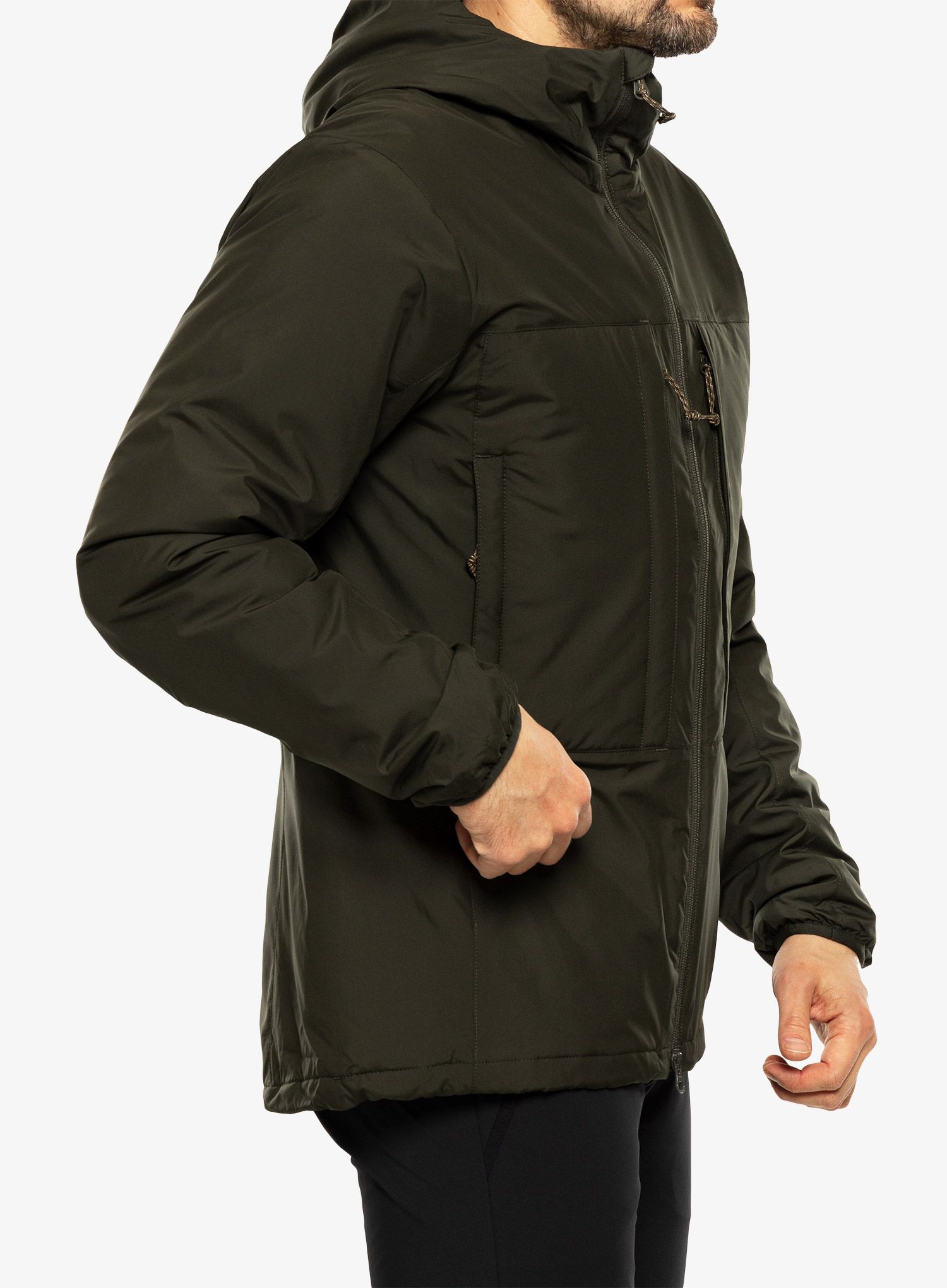 Sintetična jakna Fjallraven Keb Wool Padded Jacket - deep forest