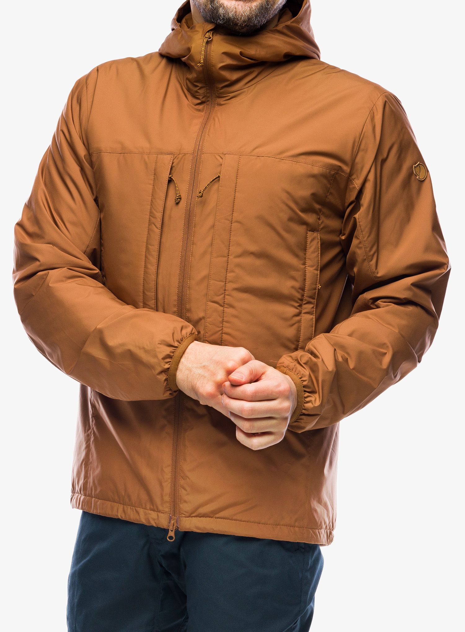 Sintetična jakna Fjallraven Keb Wool Padded Jacket - timber brown