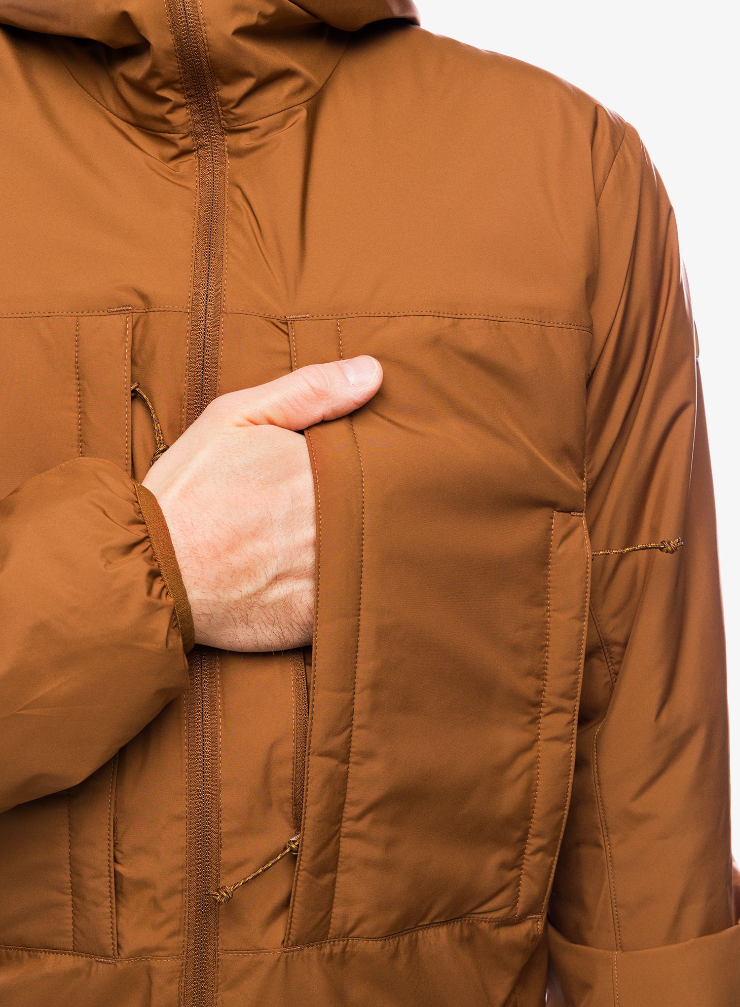 Sintetična jakna Fjallraven Keb Wool Padded Jacket - timber brown