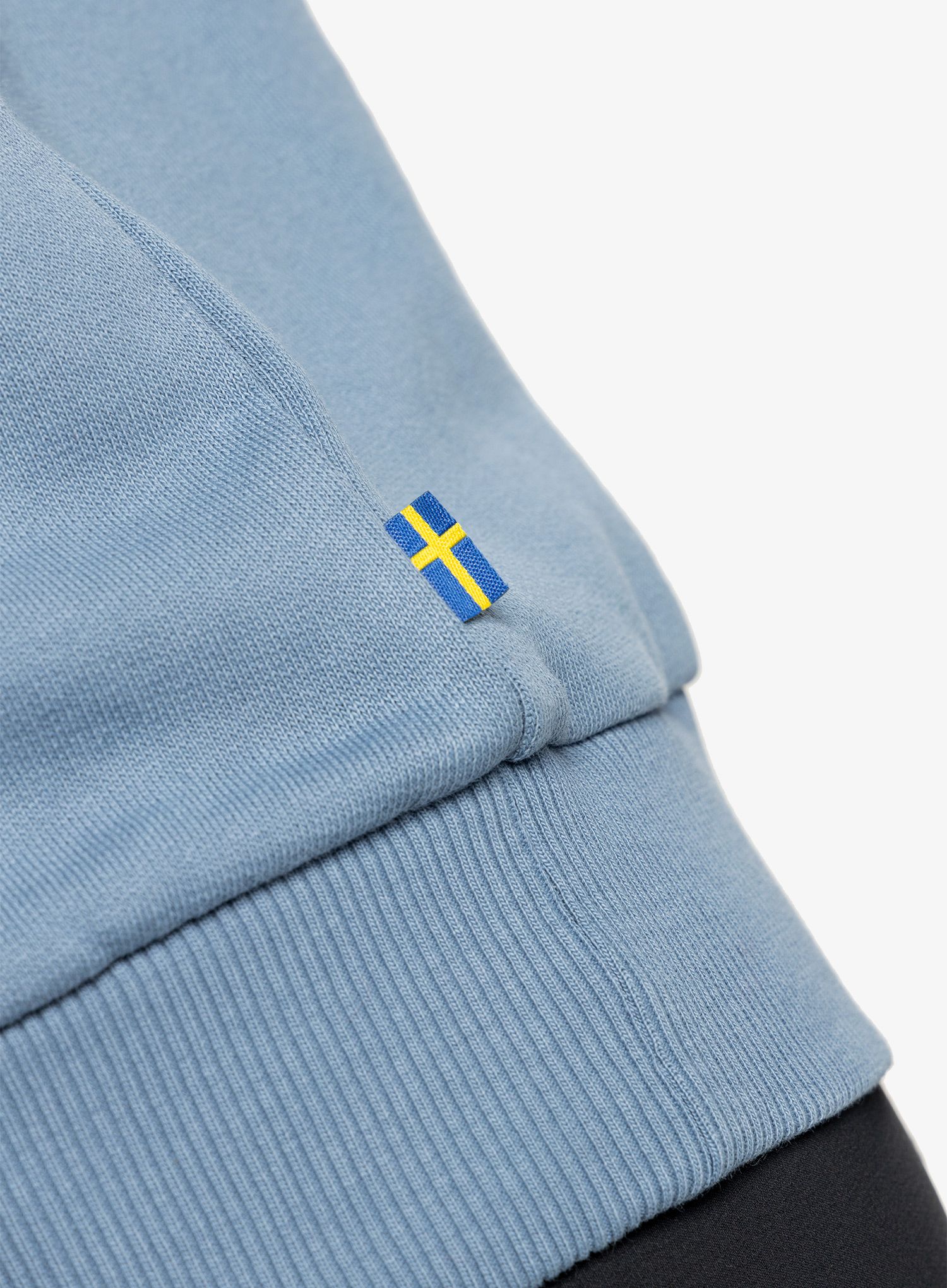 Ženska jopica Fjallraven Logo Sweater - dawn blue/terracotta brown