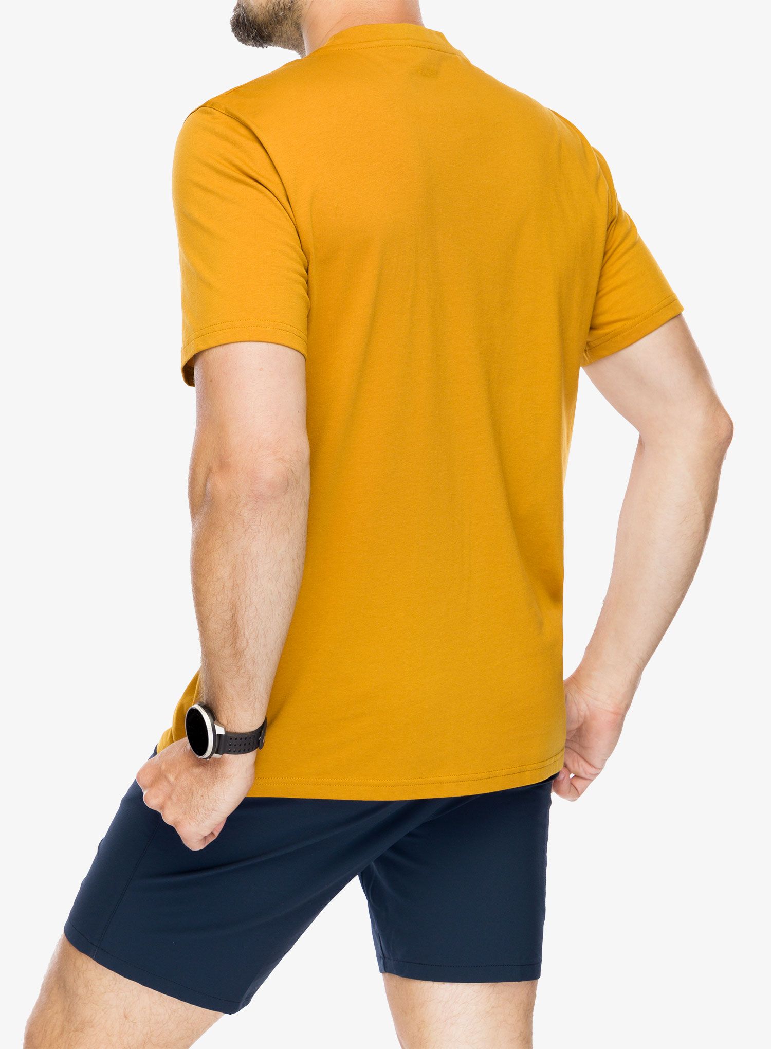 Bombažna majica Fjallraven Lush Logo T-shirt - acorn