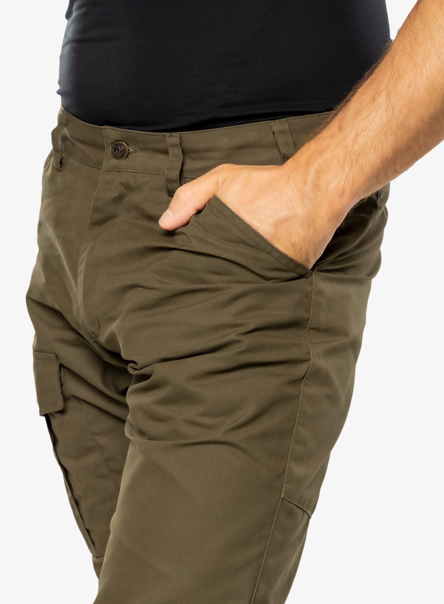 Hlače Fjallraven Nils Trousers - laurel green