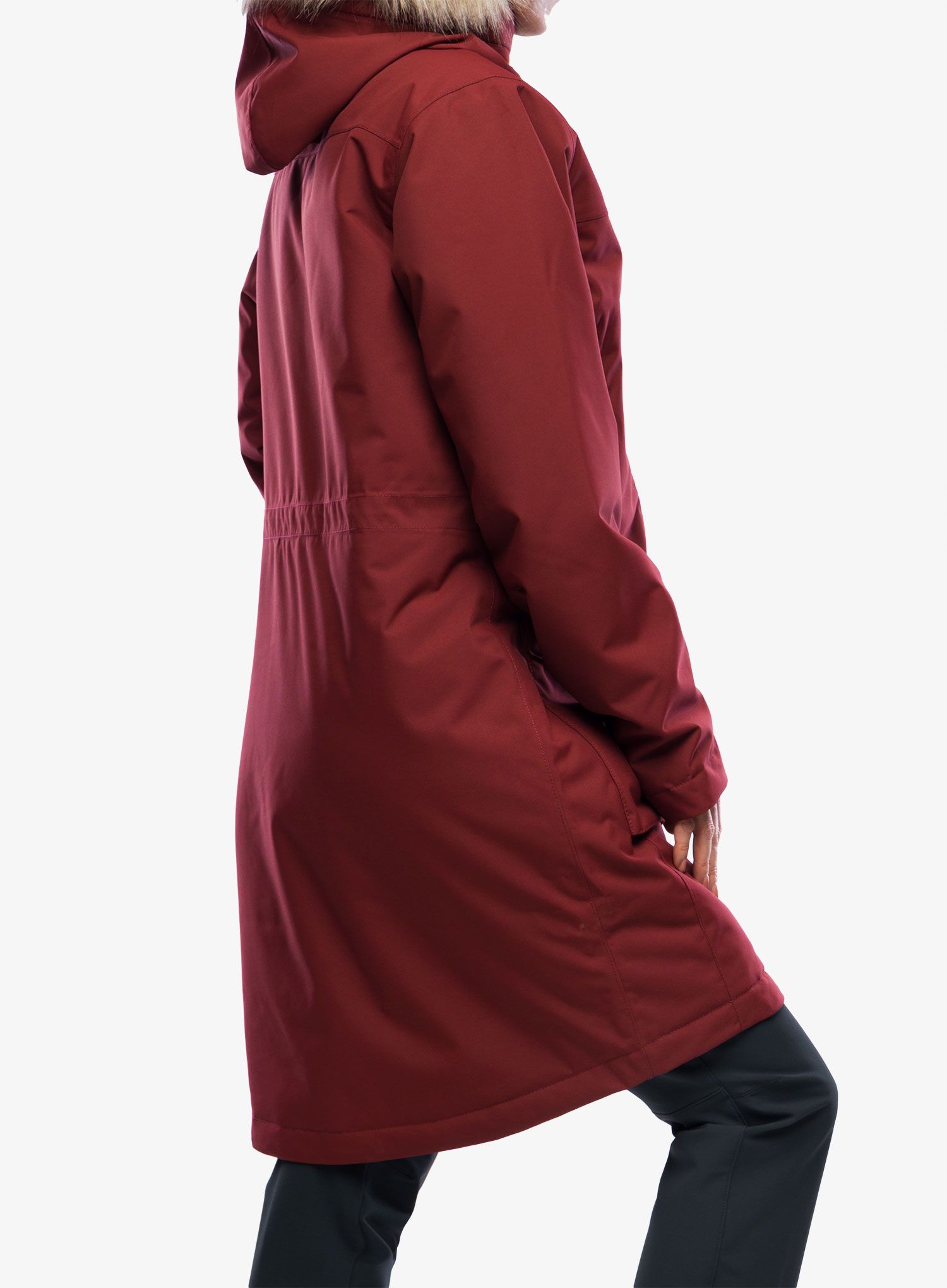 Ženska zimska jakna Fjallraven Nuuk Lite Parka - bordeaux red