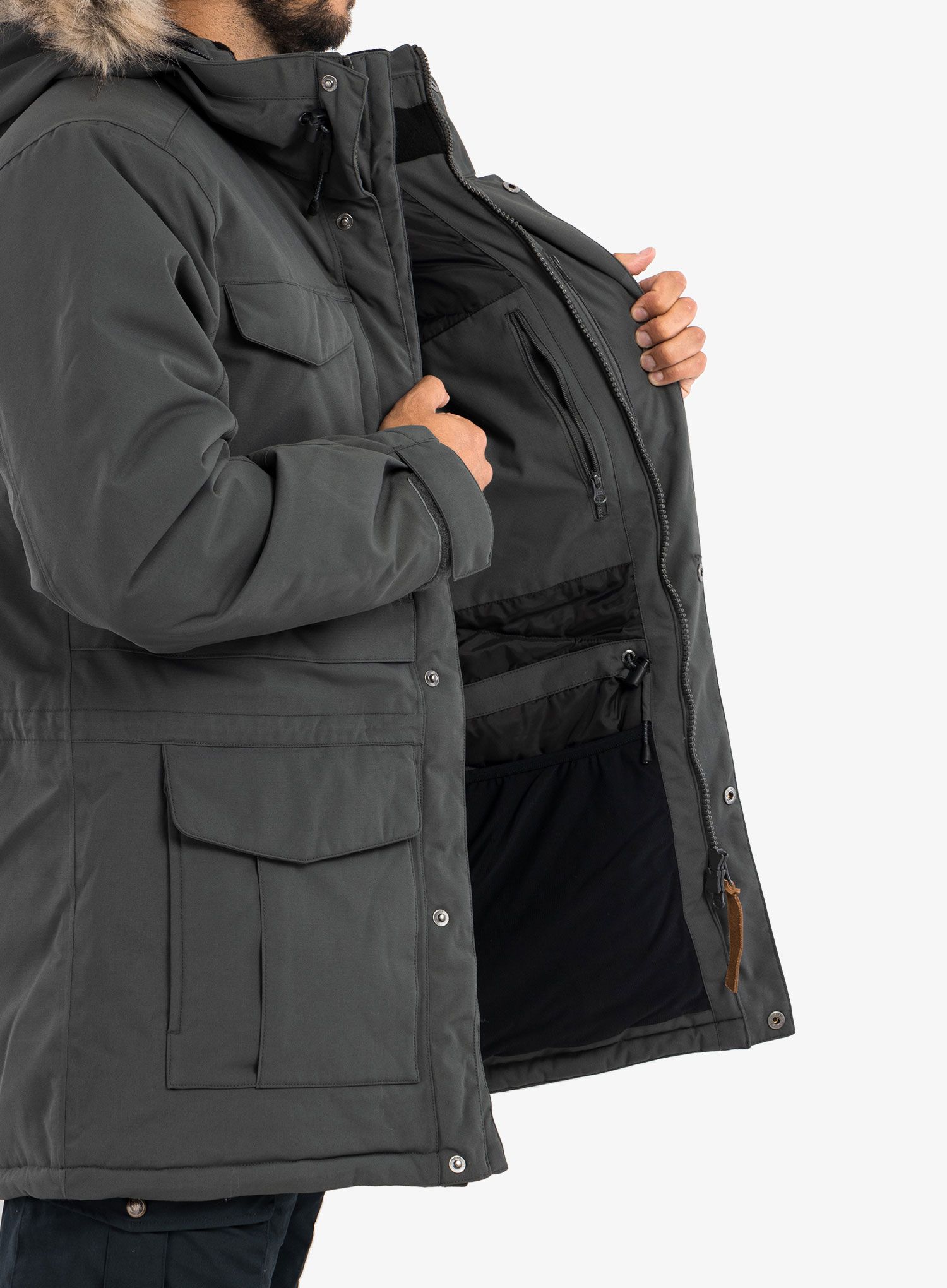 Sintetična jakna Fjallraven Nuuk Parka - basalt