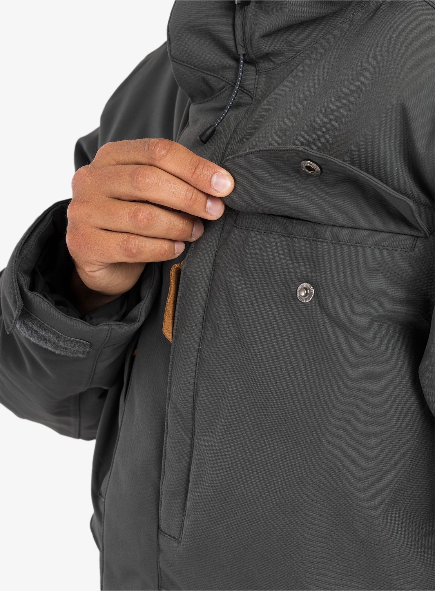 Sintetična jakna Fjallraven Nuuk Parka - basalt
