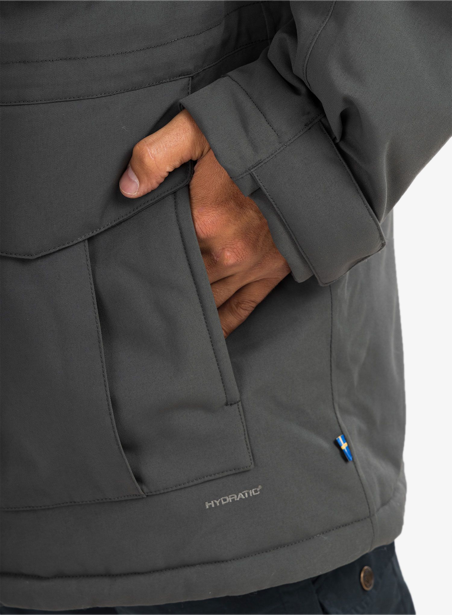 Sintetična jakna Fjallraven Nuuk Parka - basalt
