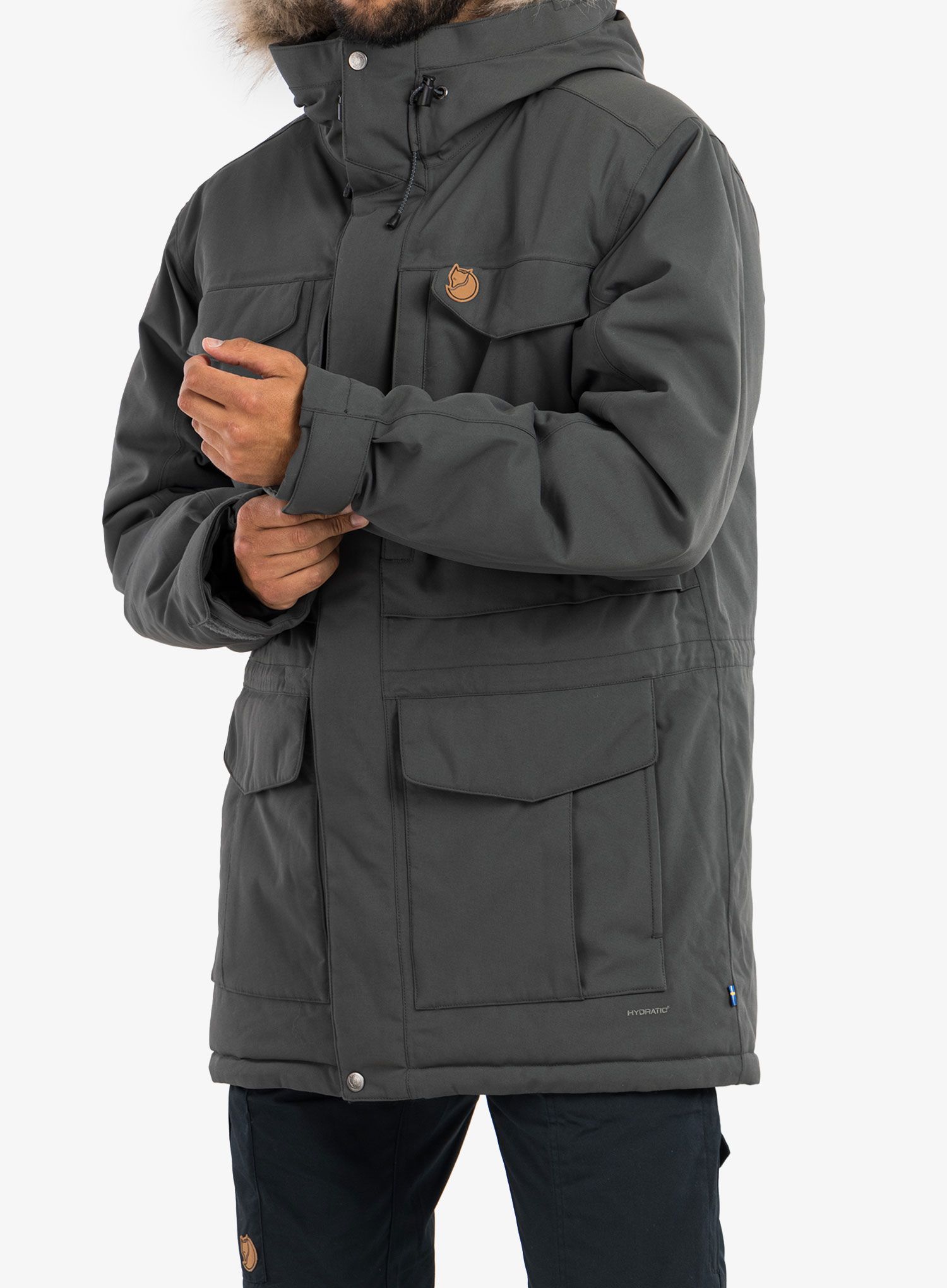 Sintetična jakna Fjallraven Nuuk Parka - basalt