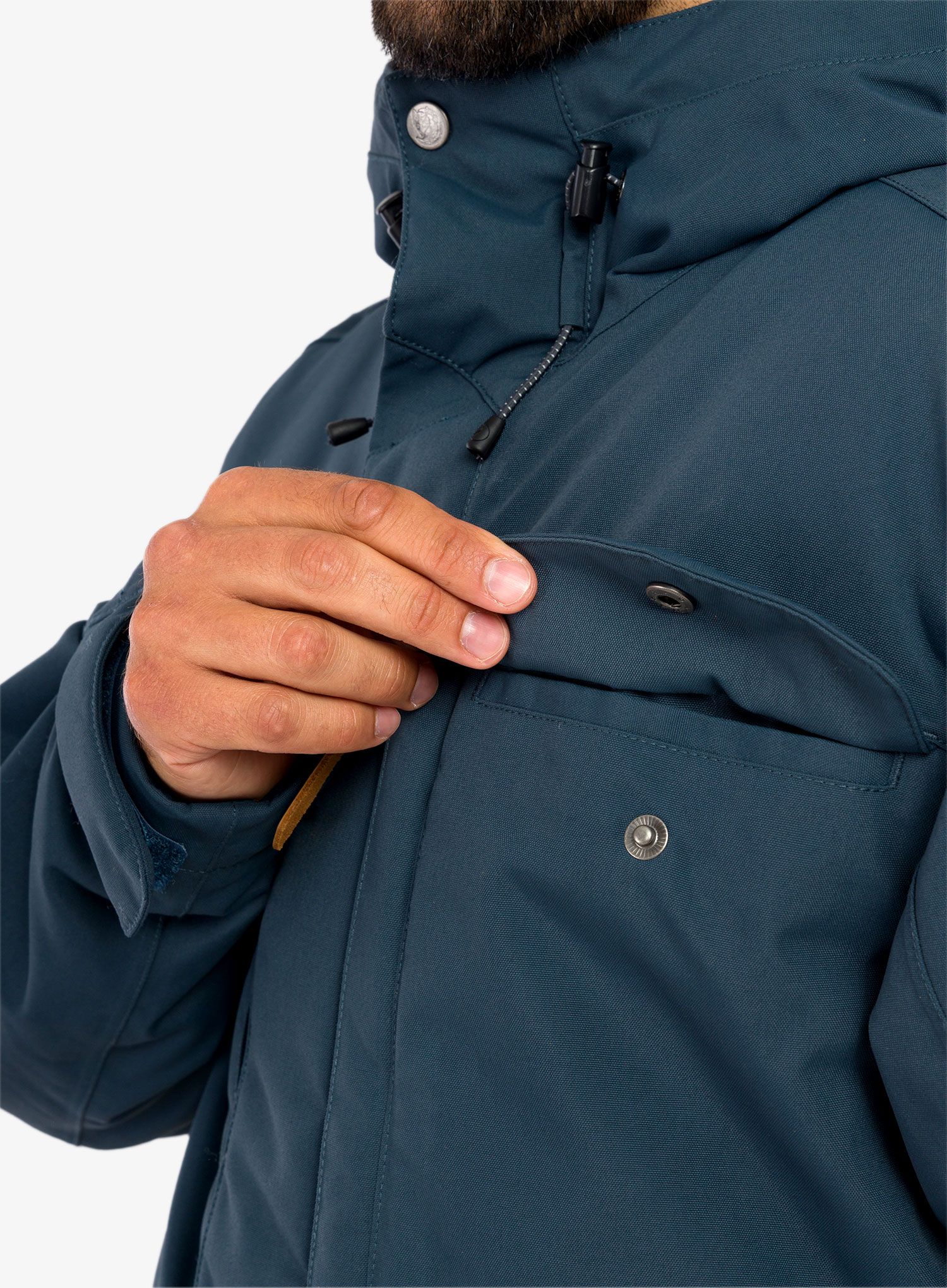 Sintetična jakna Fjallraven Nuuk Parka - mountain blue