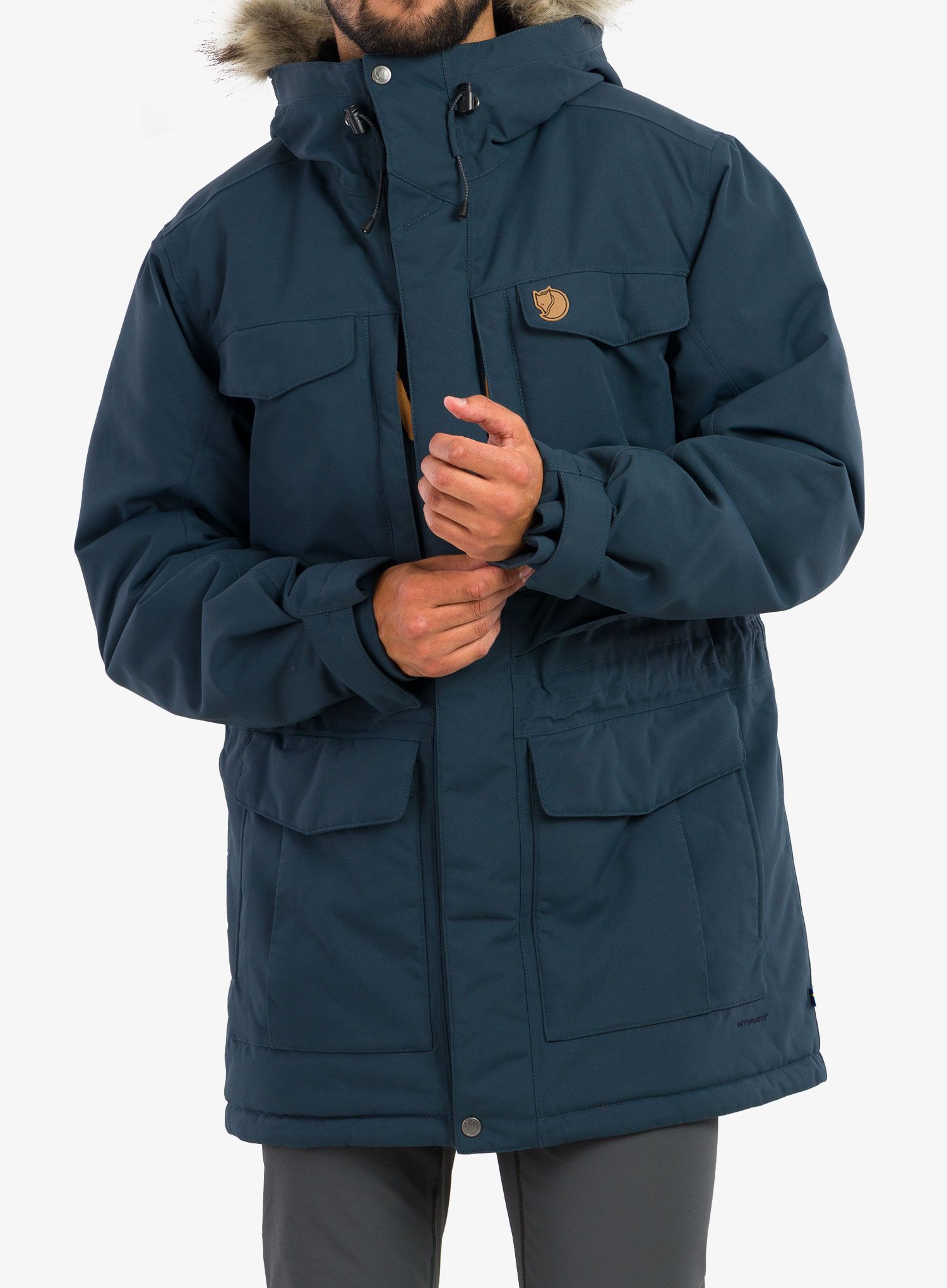 Sintetična jakna Fjallraven Nuuk Parka - mountain blue