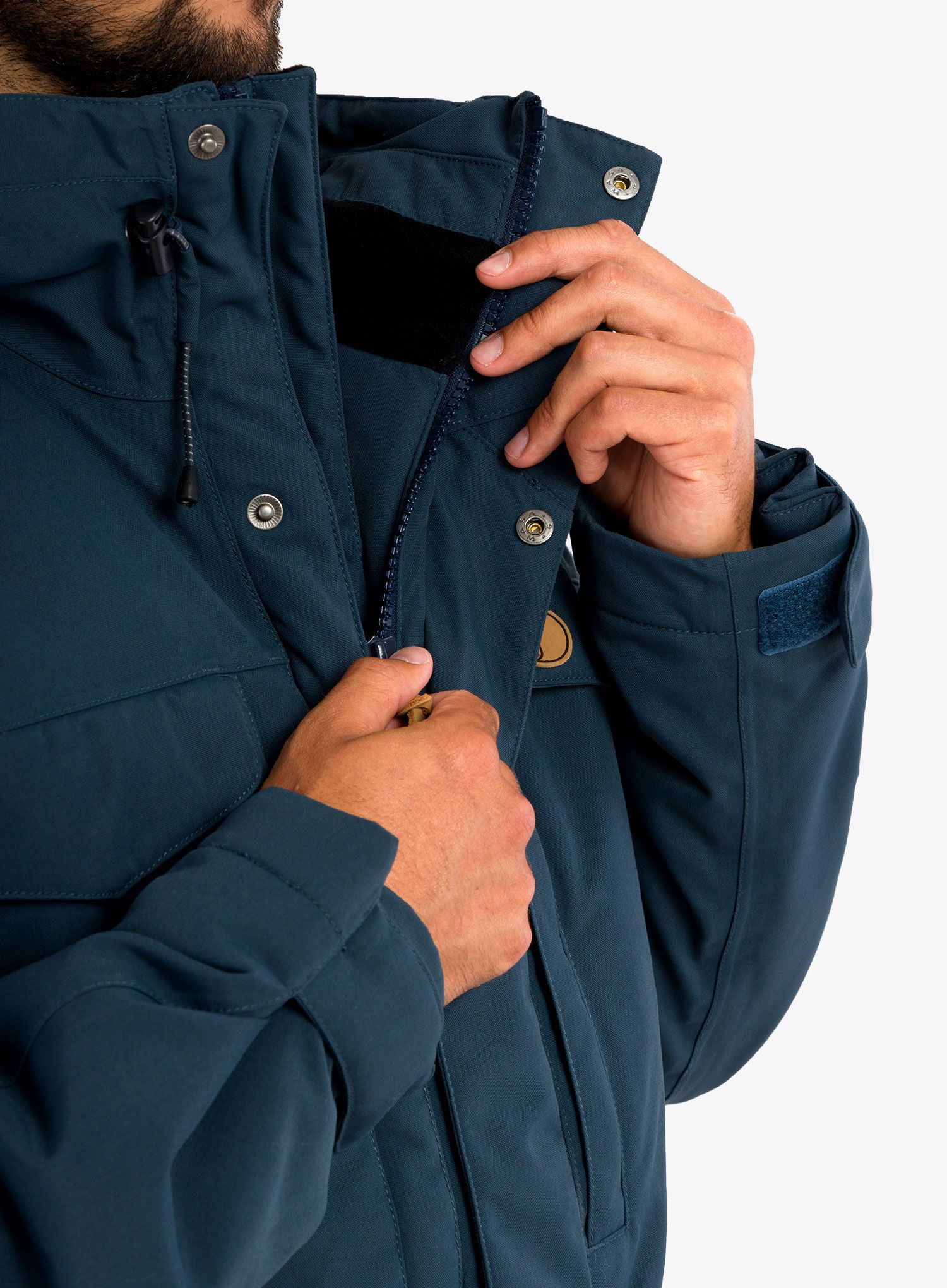 Sintetična jakna Fjallraven Nuuk Parka - mountain blue