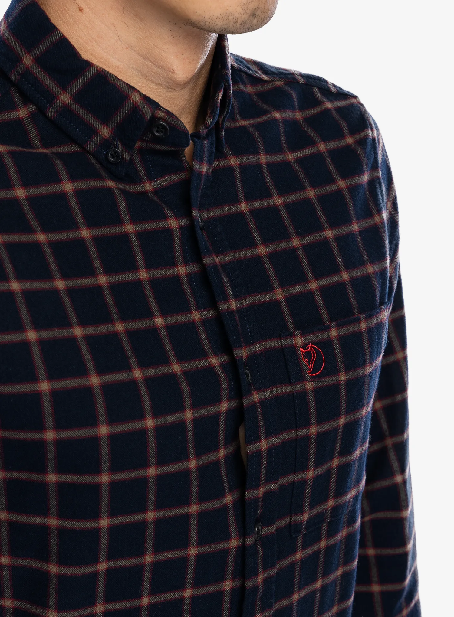 Pohodniška srajca Fjallraven Ovik Flannel Shirt - dark navy