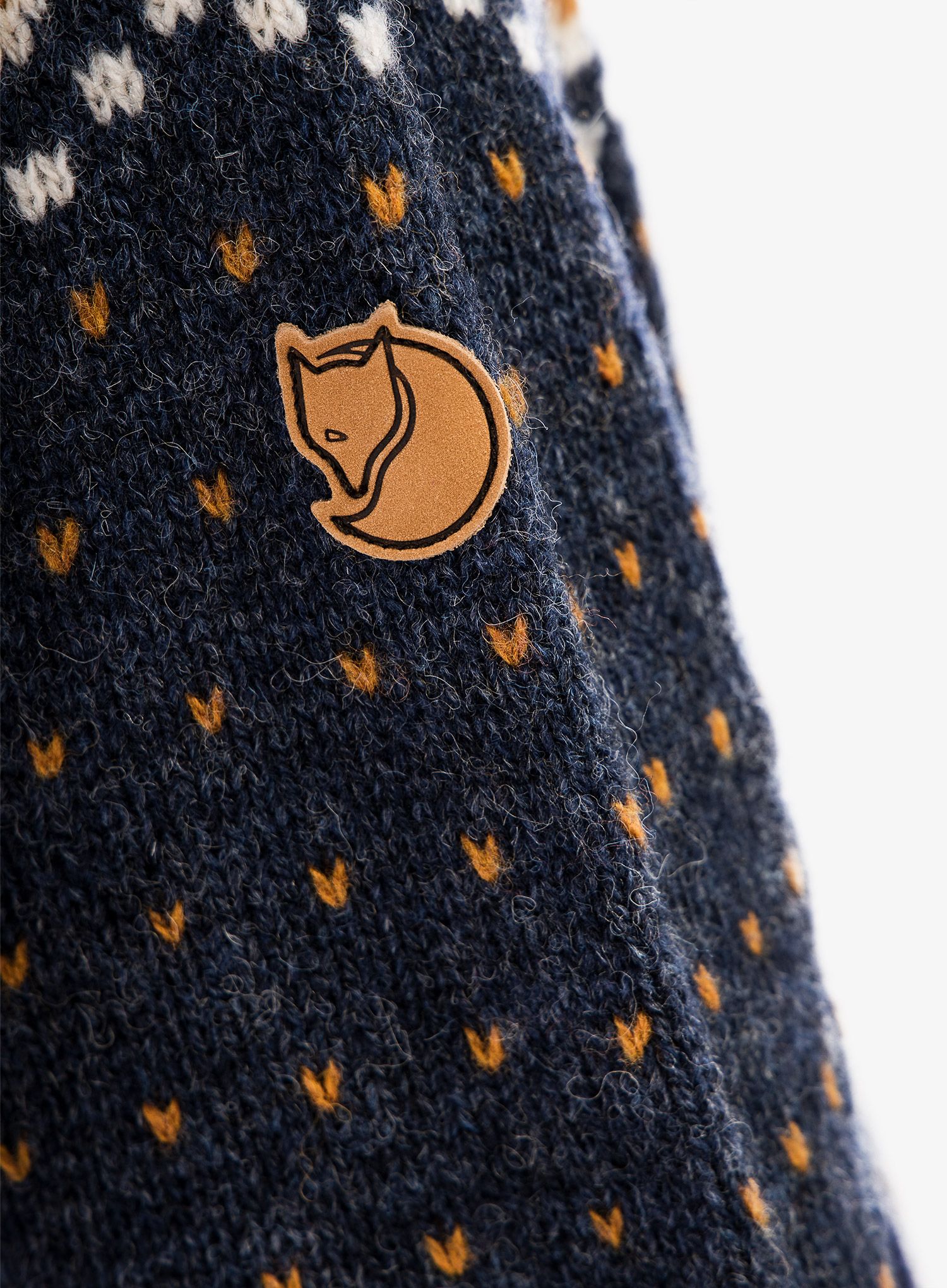 Ženski pulover Fjallraven Övik Knit Roller Neck - navy-dark navy