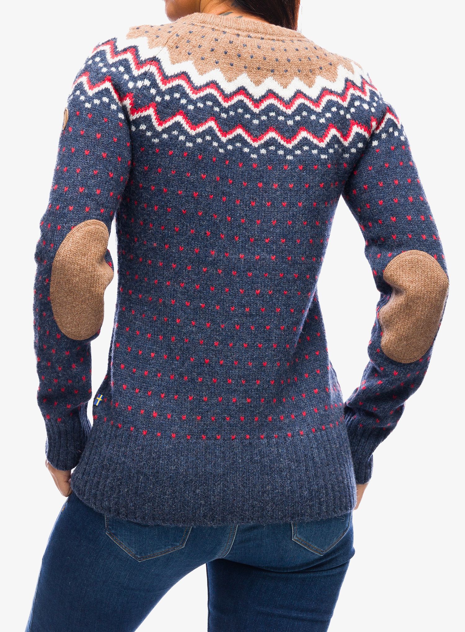 Ženski pulover Fjallraven Ovik Knit Sweater - navy