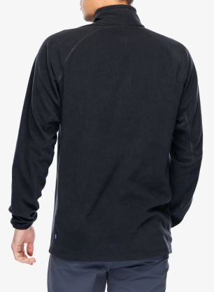 Flis Fjallraven Ovik Lite Fleece Half Zip - black