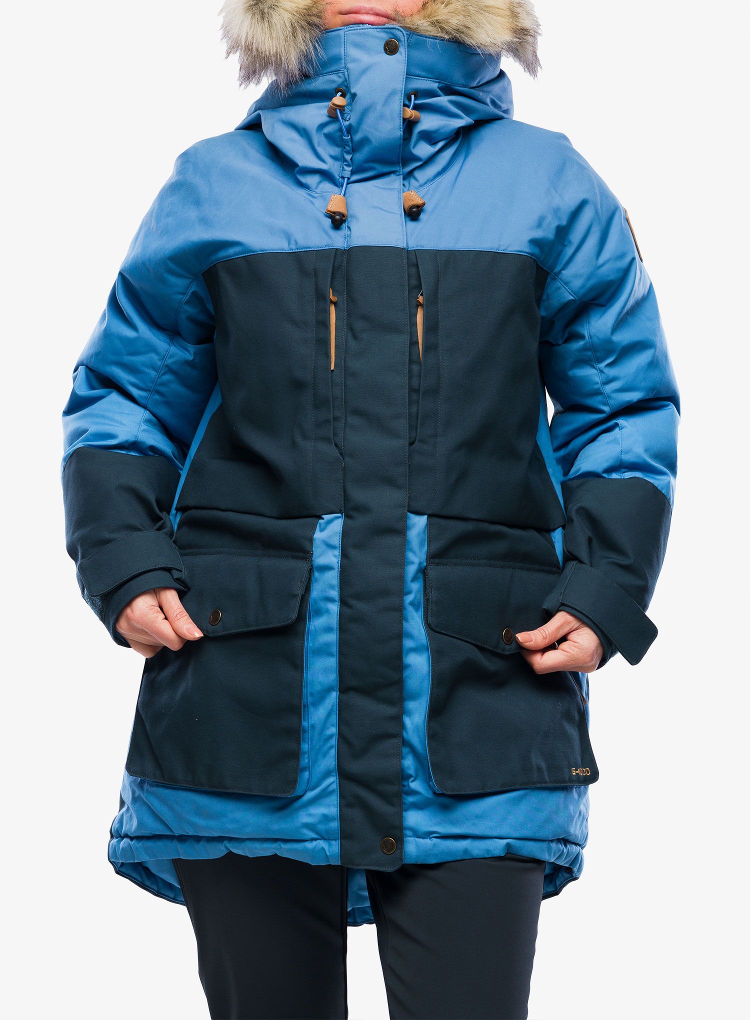 Ženska zimska jakna Fjallraven Polar Expedition Parka - blue/mountain blue