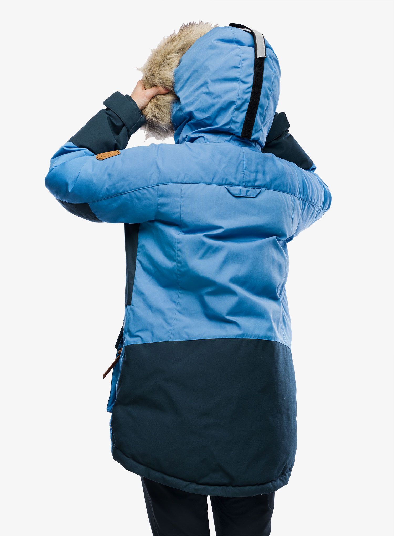 Ženska zimska jakna Fjallraven Polar Expedition Parka - blue/mountain blue