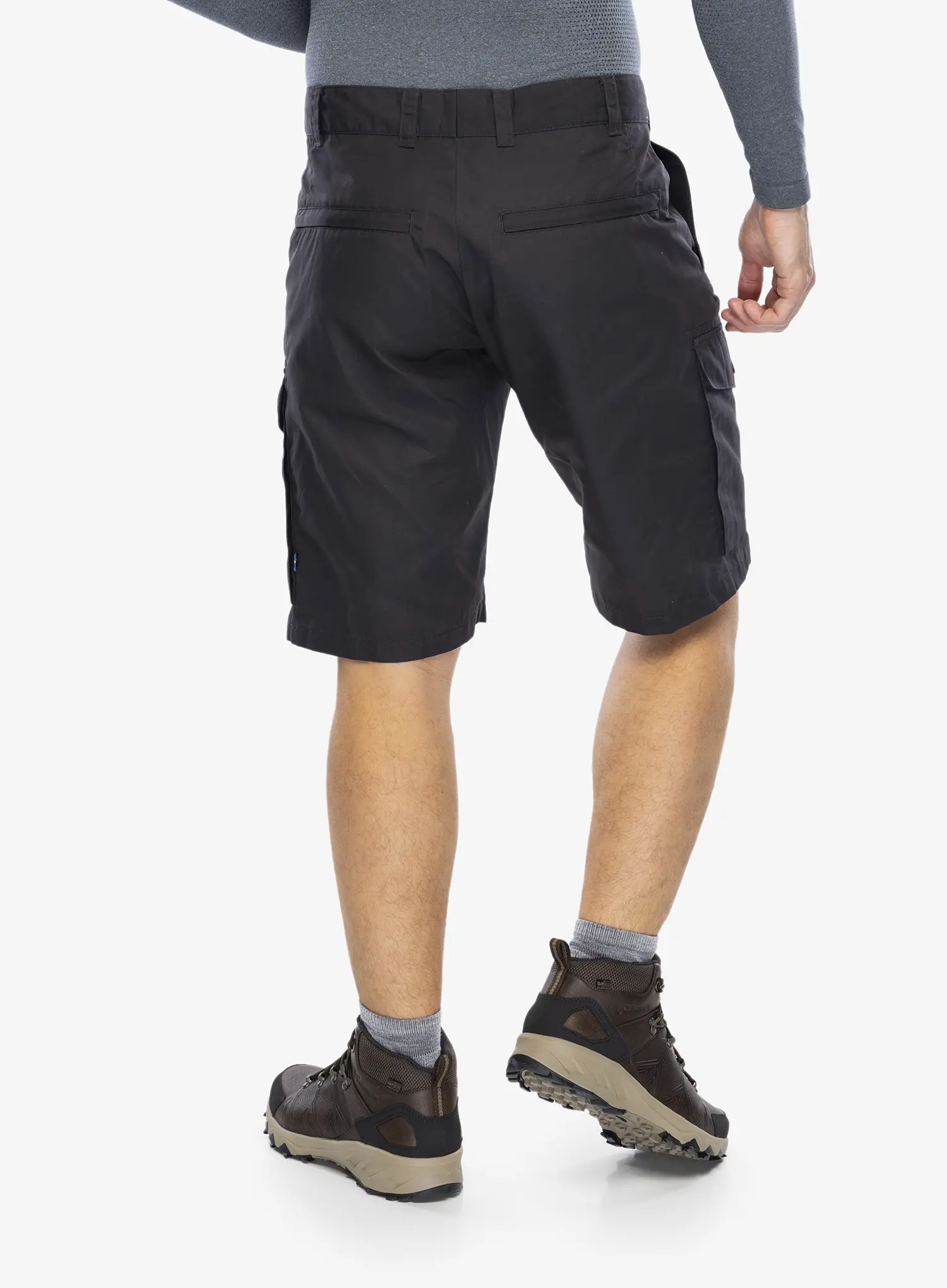 Kratke pohodniške hlače Fjallraven Ruaha Shorts - dark grey