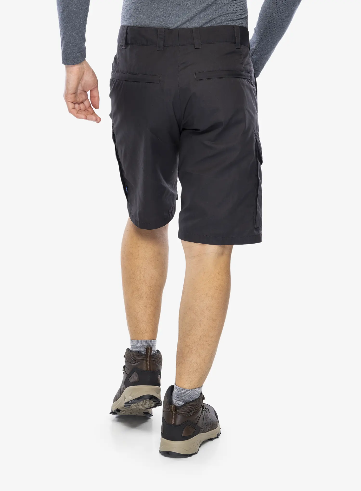 Kratke pohodniške hlače Fjallraven Ruaha Shorts - dark grey