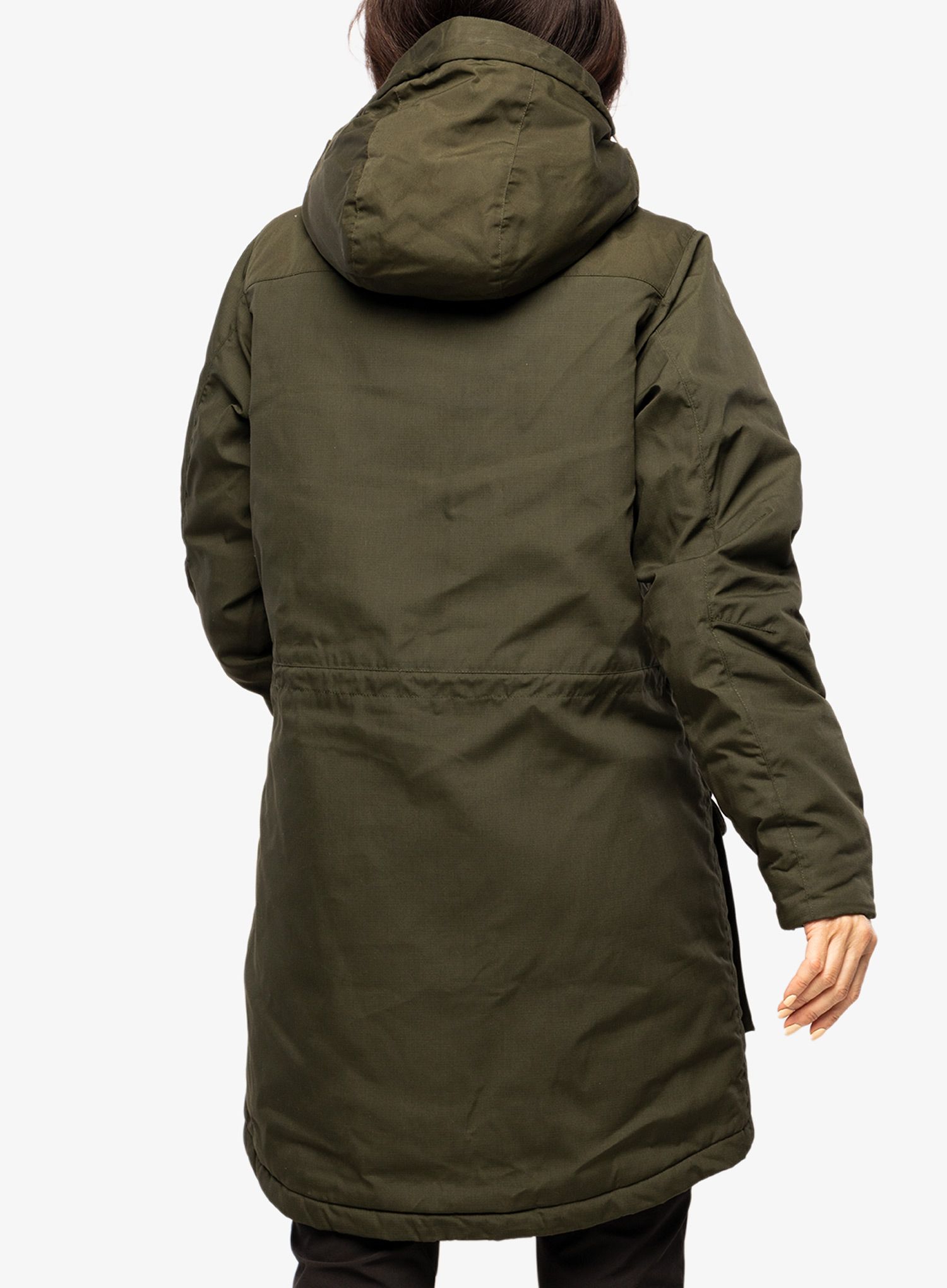 Ženski plašč Fjallraven Singi Wool Padded Parka - deep forest