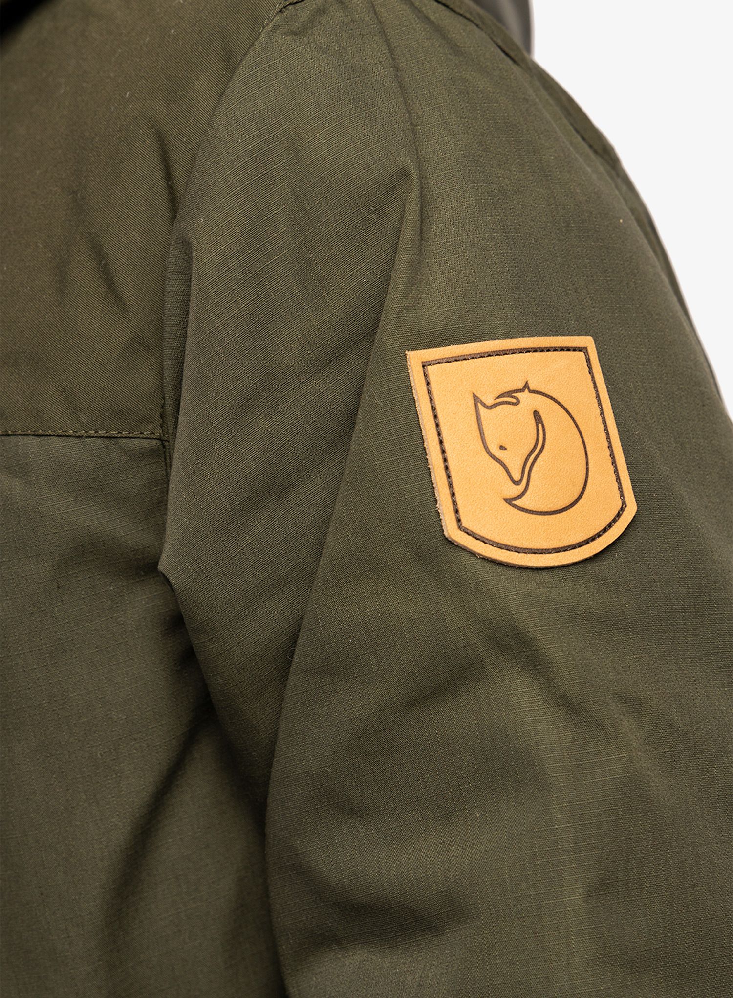 Ženski plašč Fjallraven Singi Wool Padded Parka - deep forest