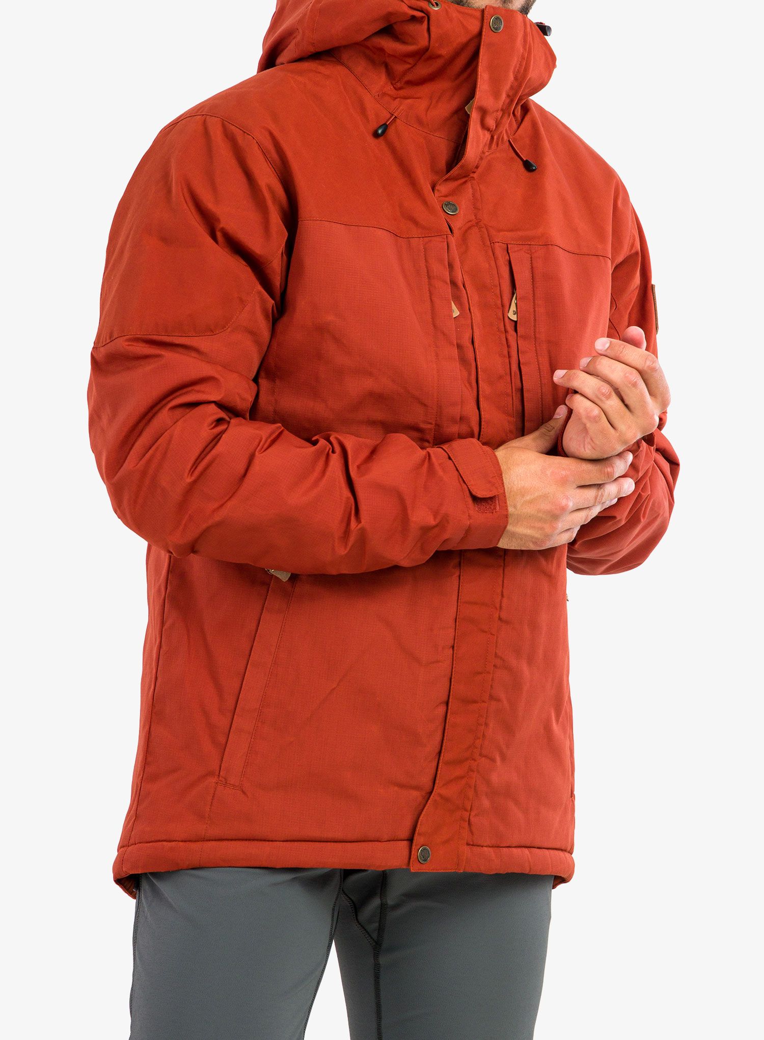 Moška zimska jakna Fjallraven Skogso Padded Jacket - autumn leaf