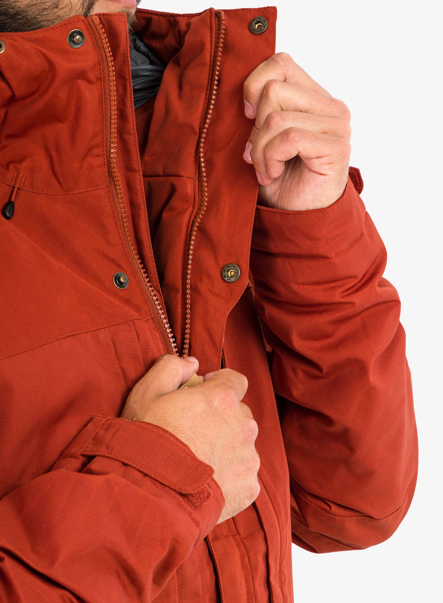 Moška zimska jakna Fjallraven Skogso Padded Jacket - autumn leaf