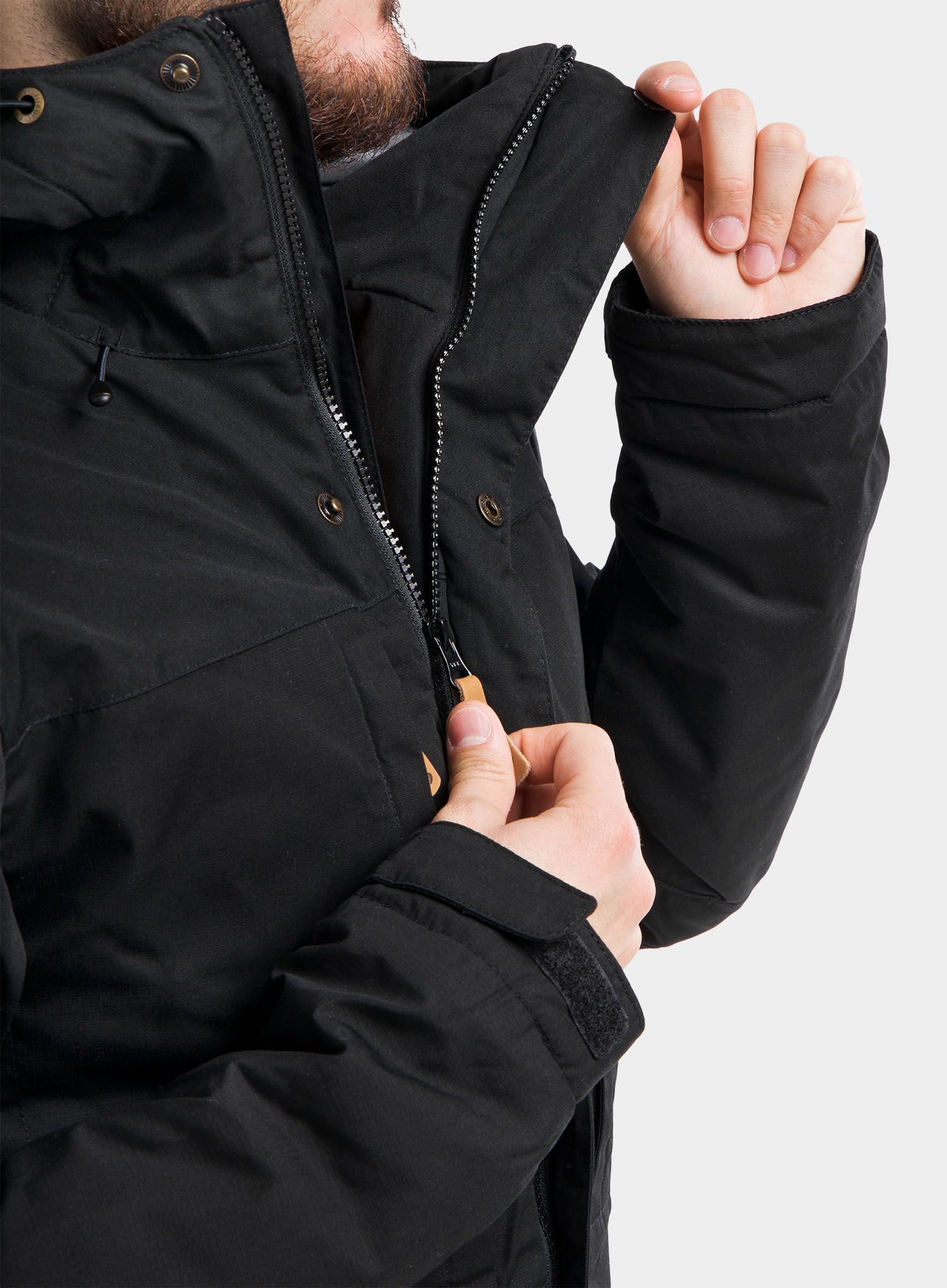 Moška zimska jakna Fjallraven Skogso Padded Jacket - black