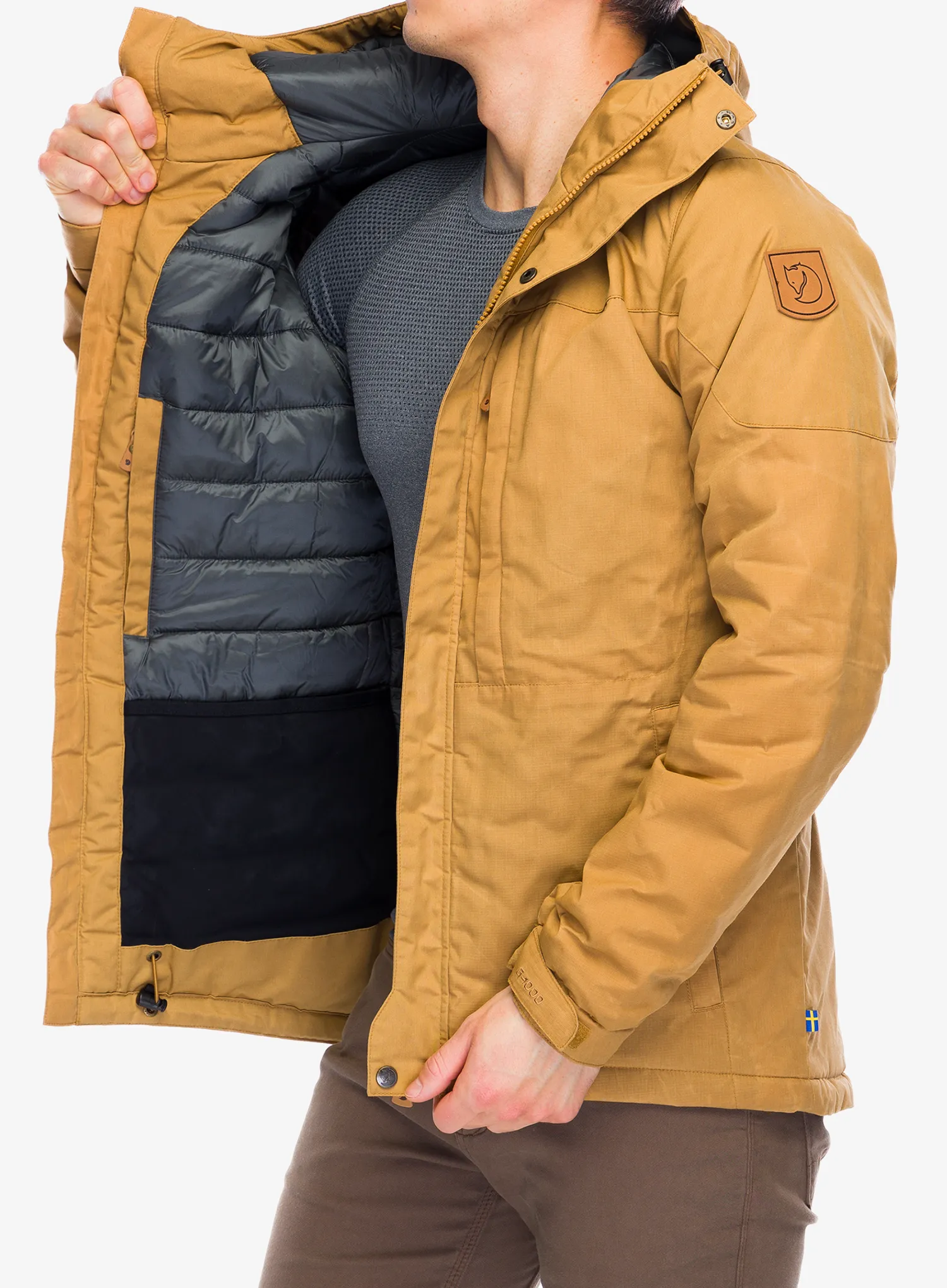 Zimska jakna Fjallraven Skogso Padded Jacket - buckwheat brown