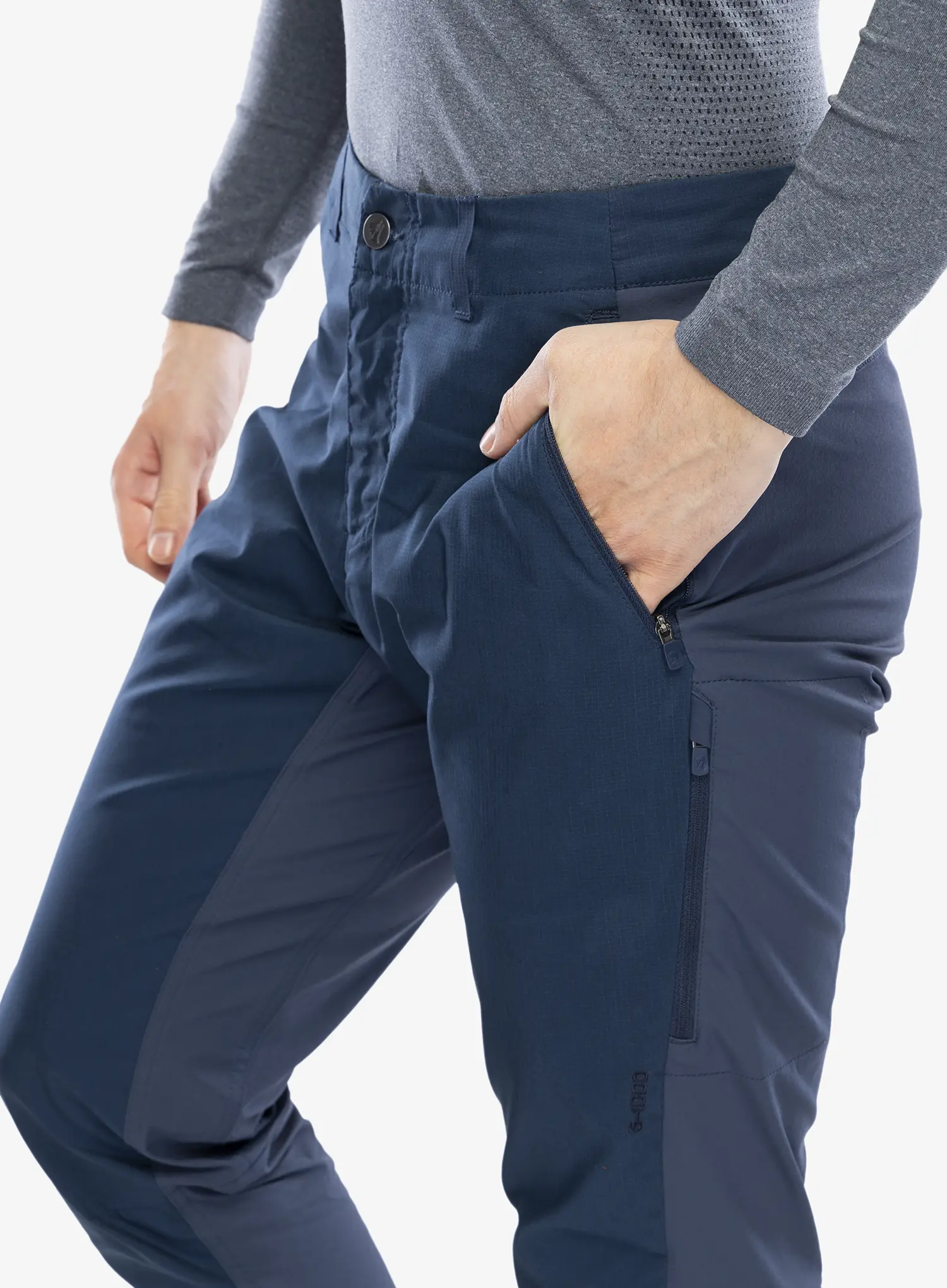 Kolesarske hlače Fjallraven/Specialized Riders Hybrid Trousers - navy