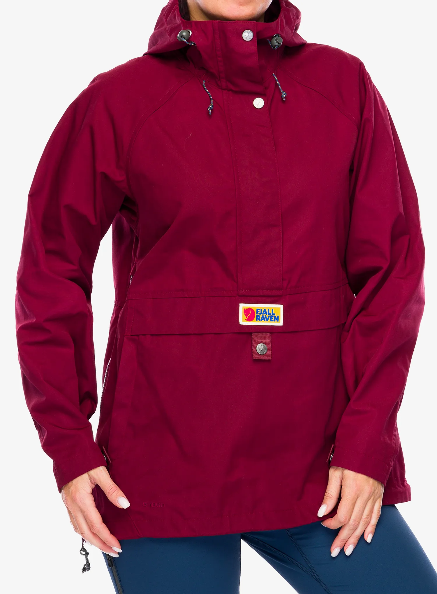 Ženska jakna Fjallraven Vardag Anorak - bordeaux red