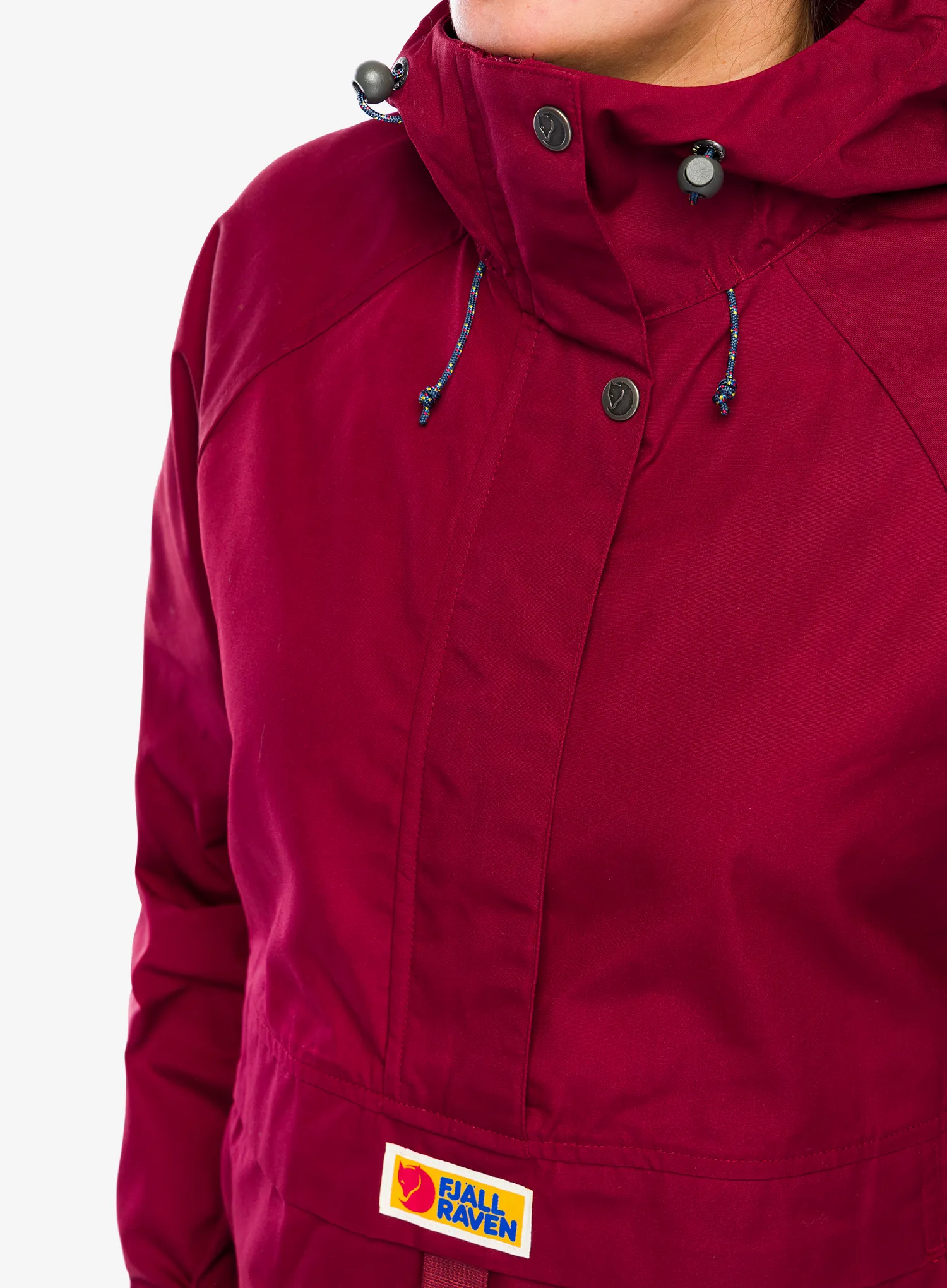 Ženska jakna Fjallraven Vardag Anorak - bordeaux red