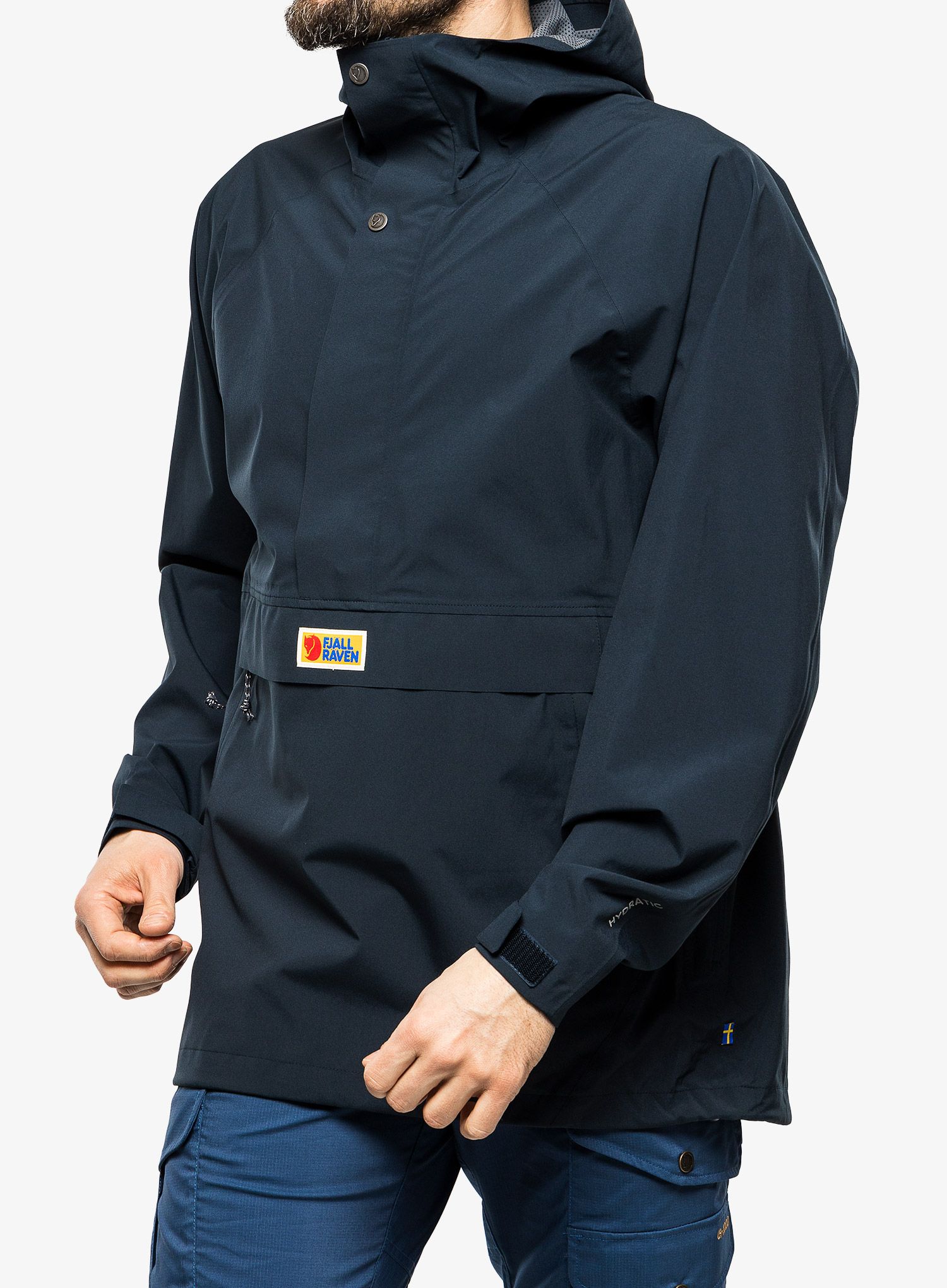 Nepremočljiva jakna Fjallraven Vardag Hydratic Anorak - dark navy
