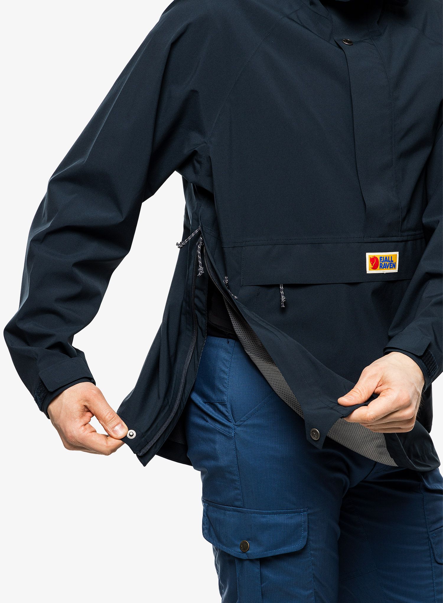 Nepremočljiva jakna Fjallraven Vardag Hydratic Anorak - dark navy