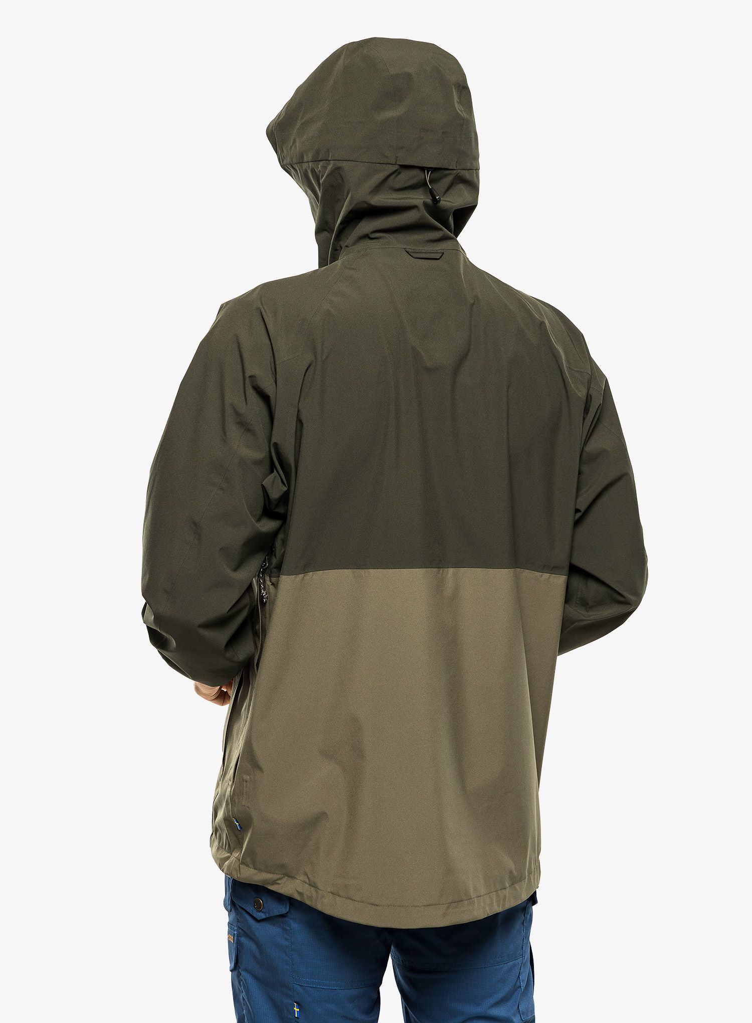 Nepremočljiva jakna Fjallraven Vardag Hydratic Anorak - deep forest/laurel green