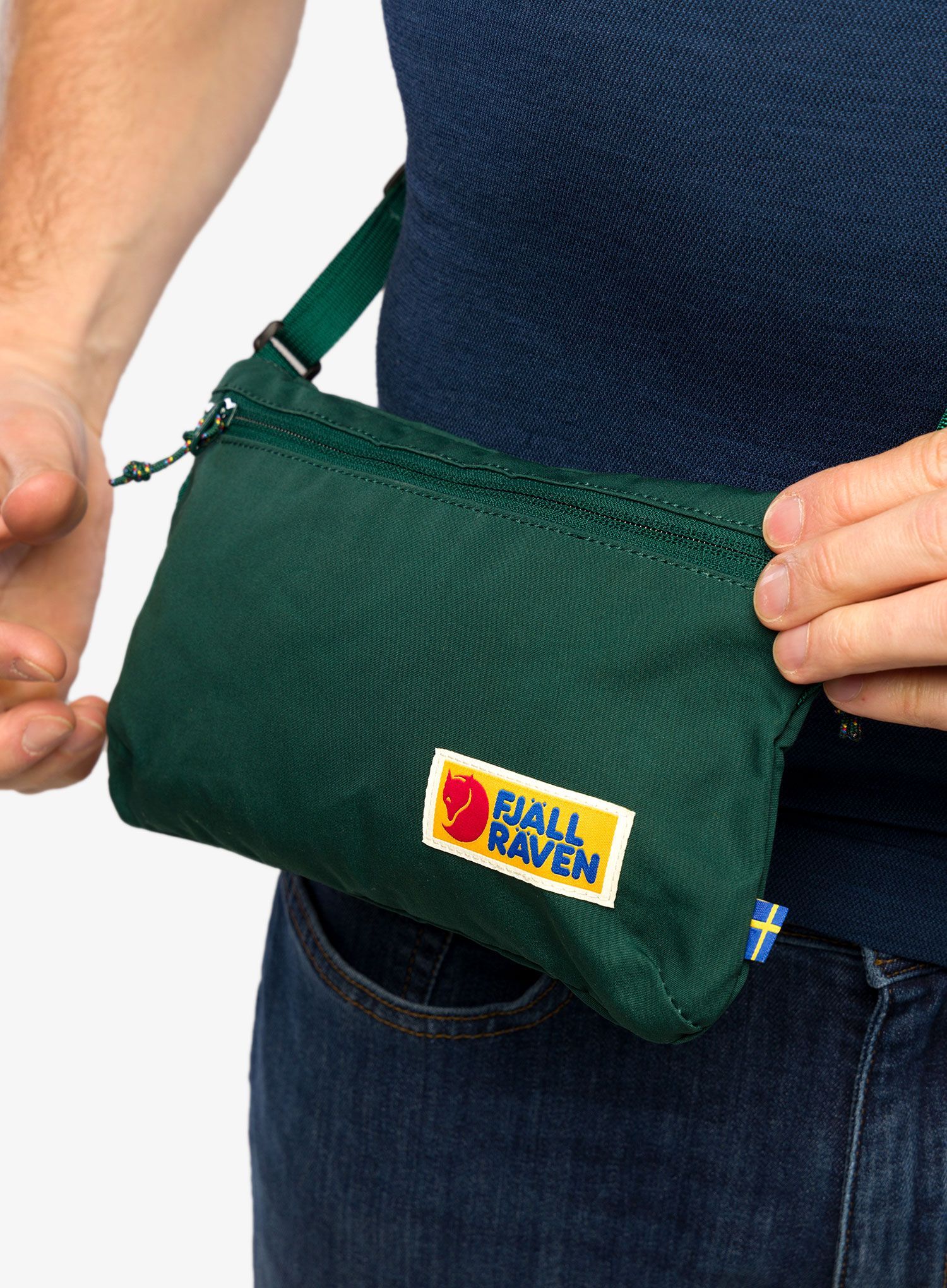 Torbica za čez ramo Fjallraven Vardag Pocket - arctic green