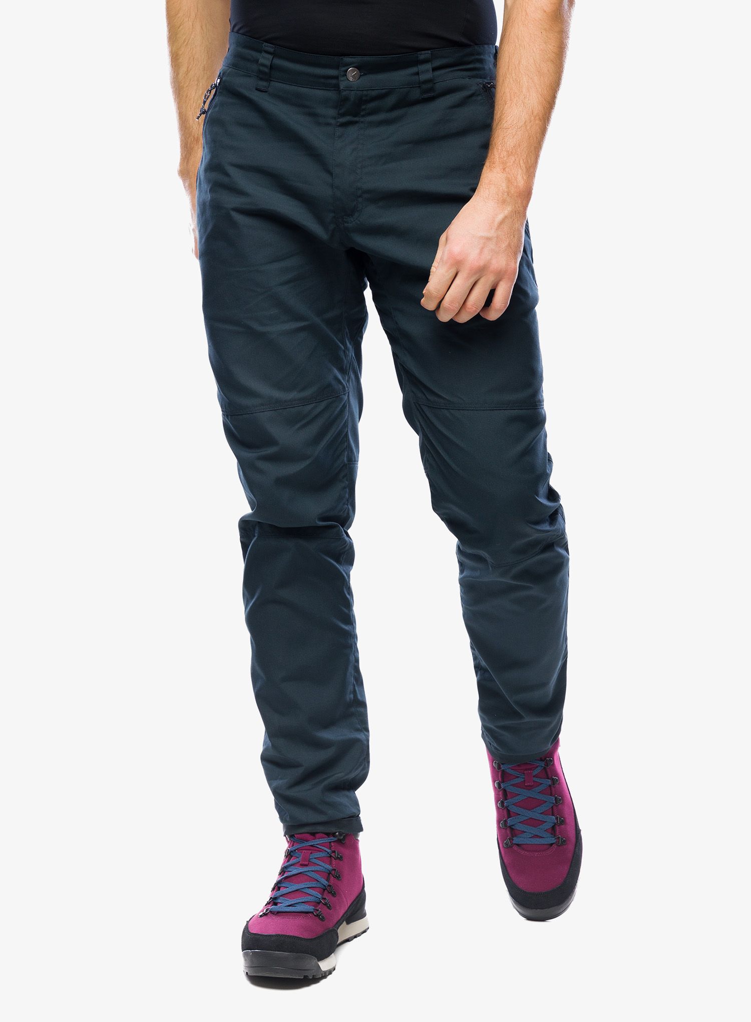Pohodniške hlače Fjallraven Vardag Trousers - dark navy