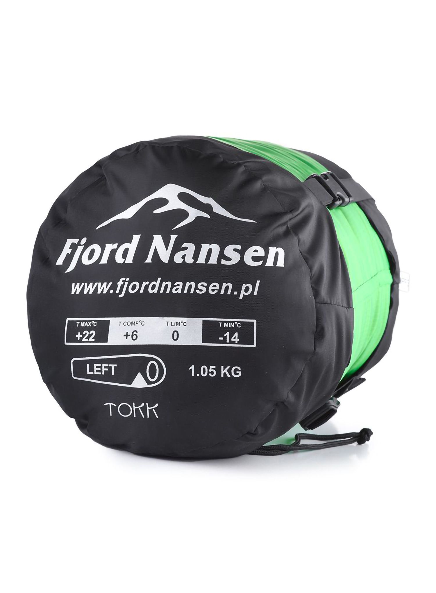 Spalna vreča Fjord Nansen Tokk XL (195 cm) - emerald/emerald