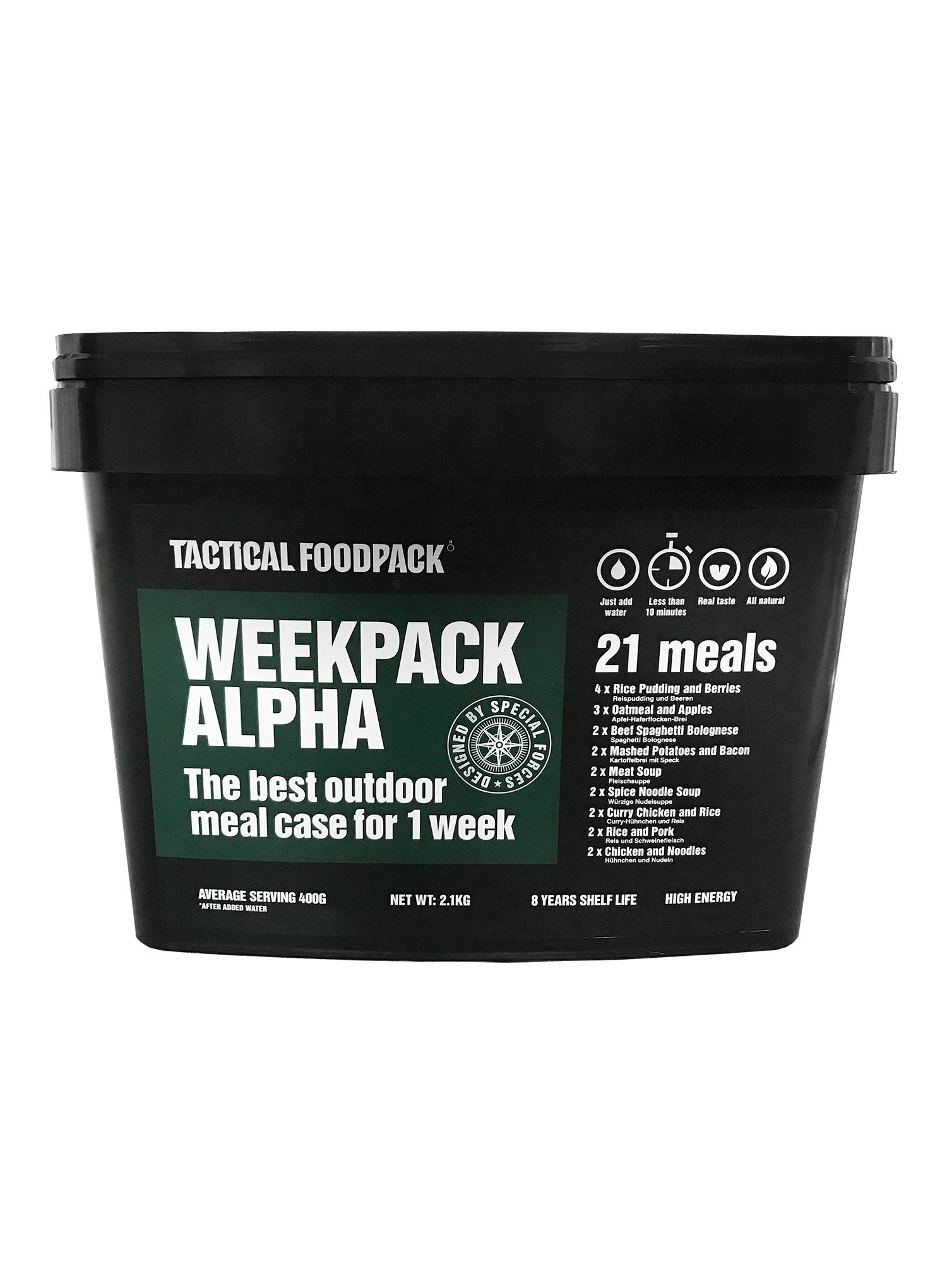 Komplet Tactical FoodPack WeekPack Alpha