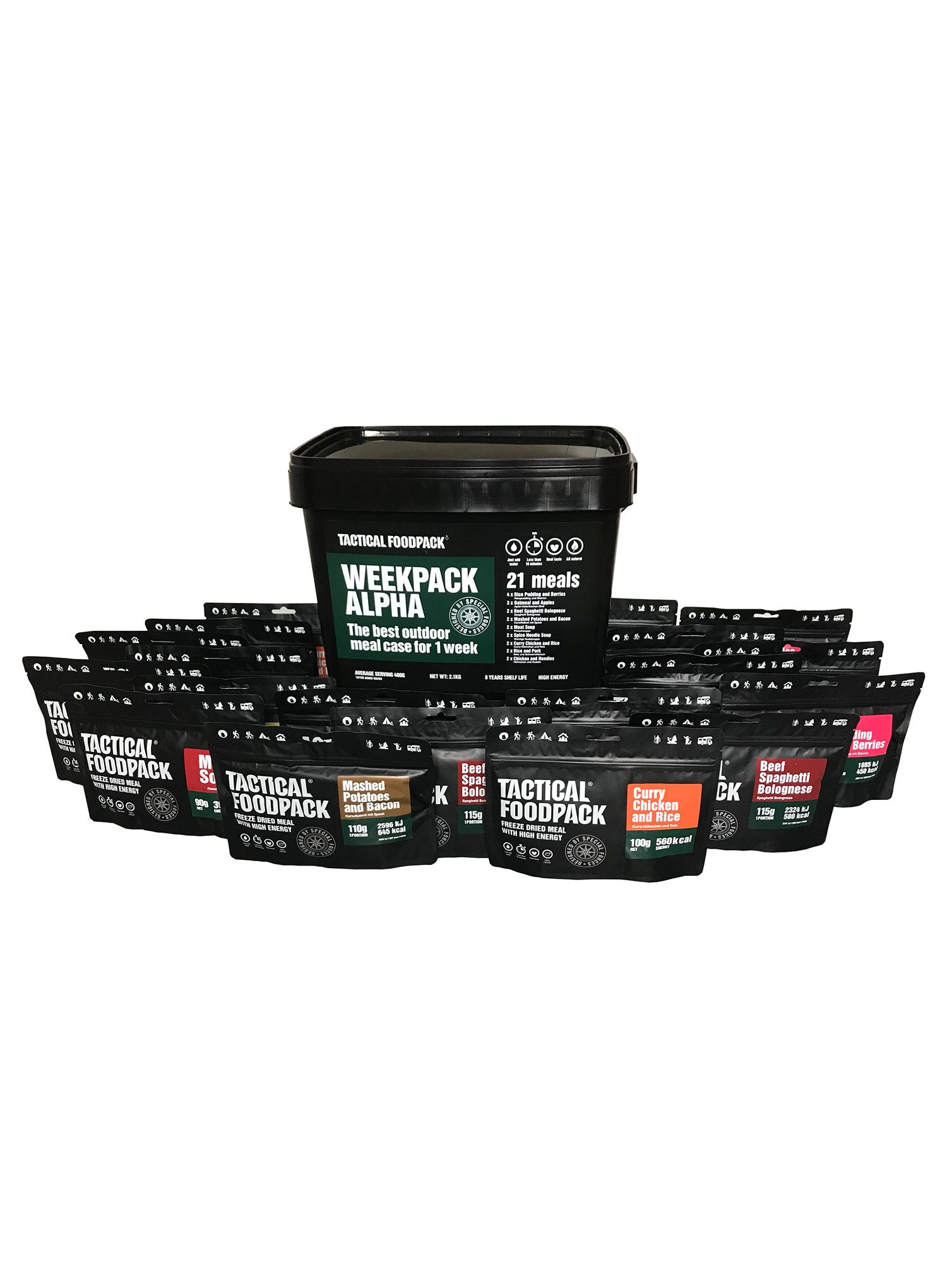 Komplet Tactical FoodPack WeekPack Alpha