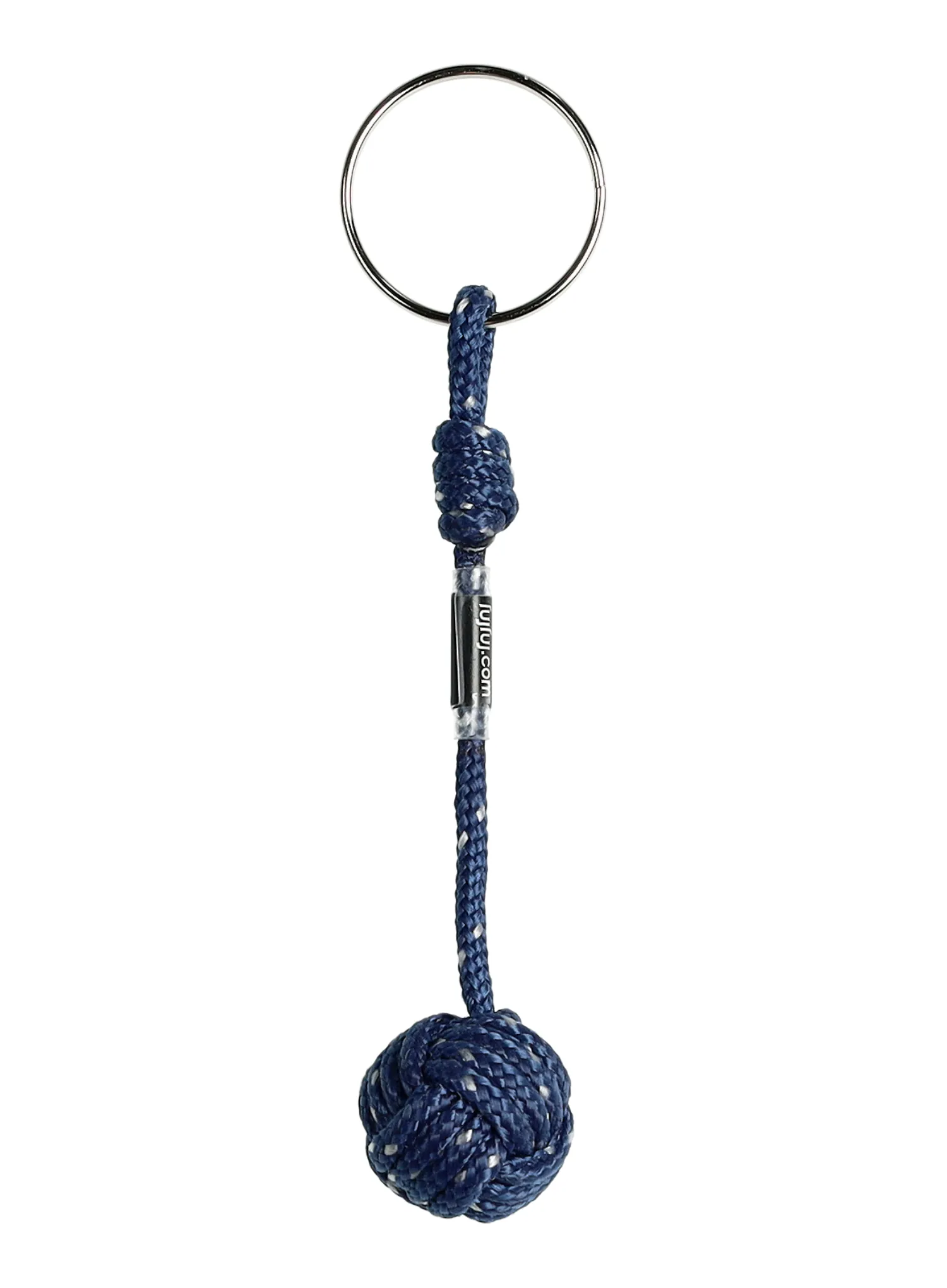 Obesek FujFuj Keychain Knot - blue dotted