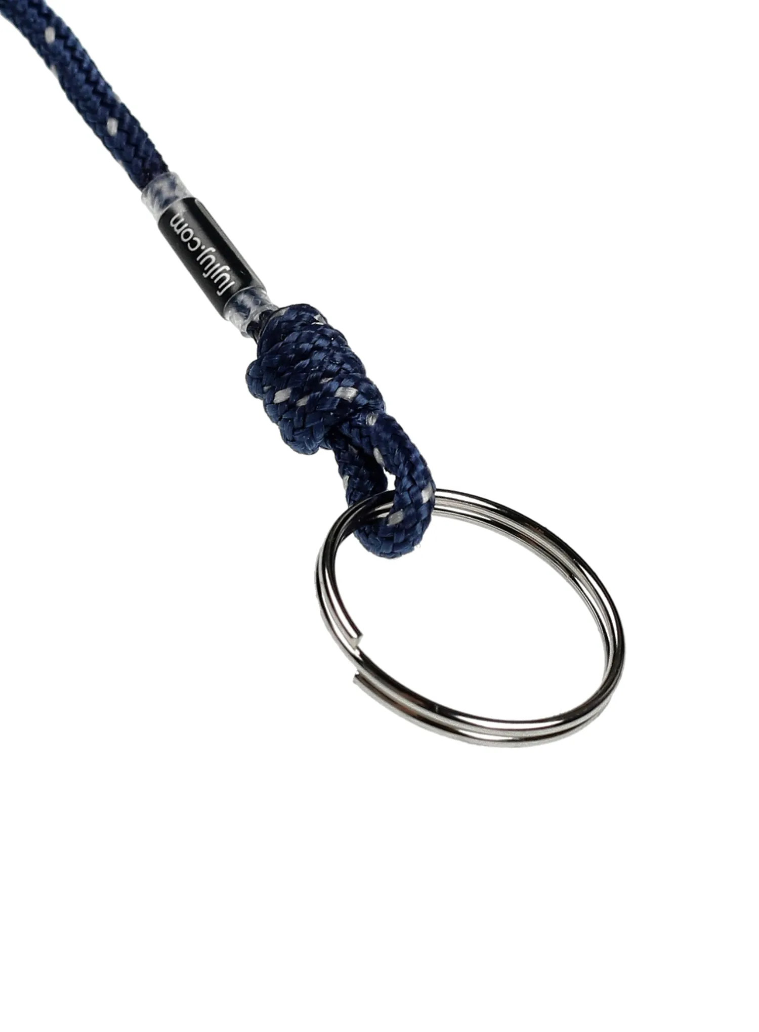 Obesek FujFuj Keychain Knot - blue dotted